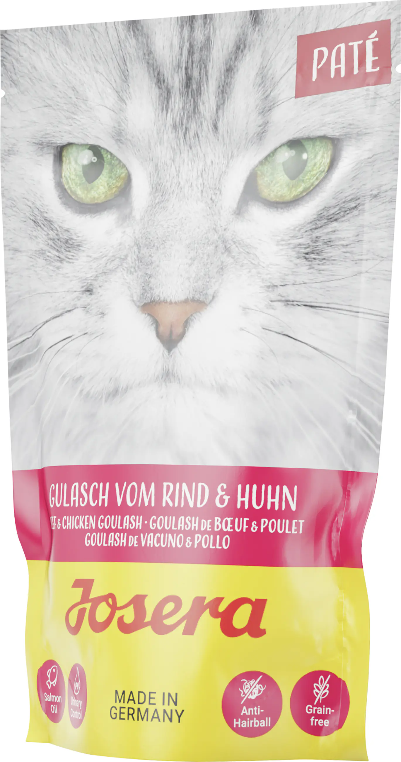 Josera Paté Katzennassfutter Adult getreidefrei 85 g Rind & Huhn
