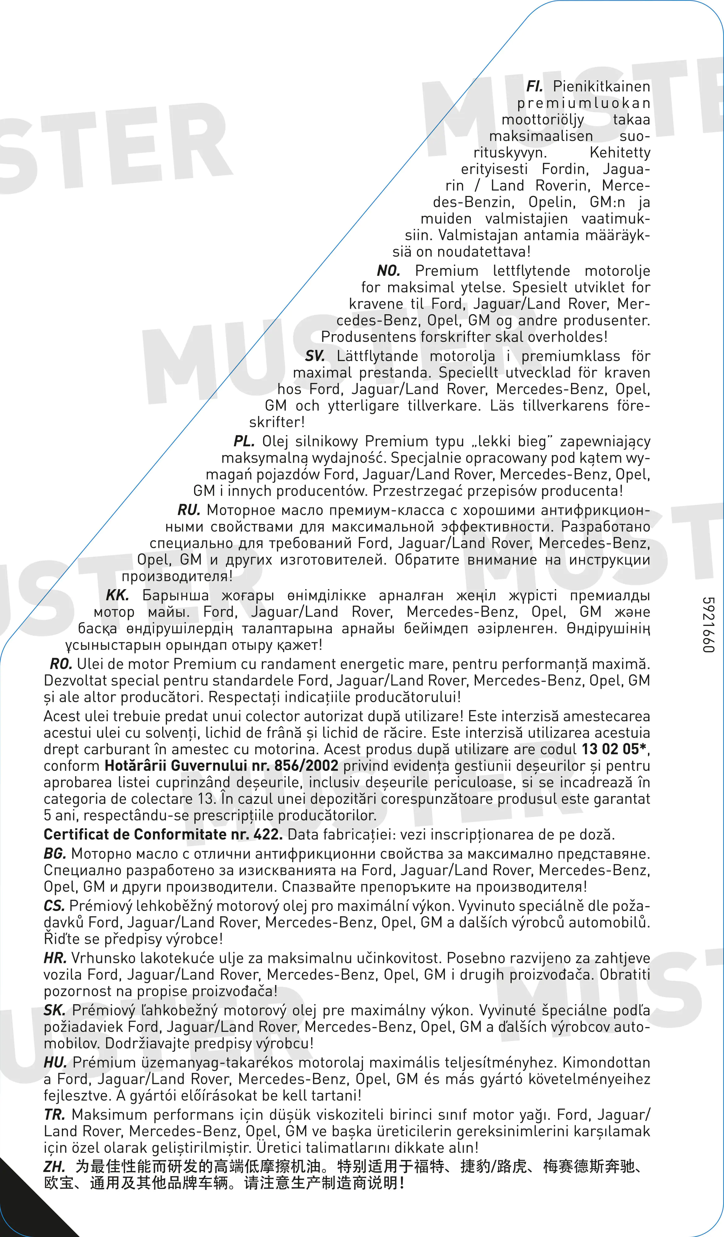 Liqui Moly Motoröl Top Tec 6610 0W-20 1L