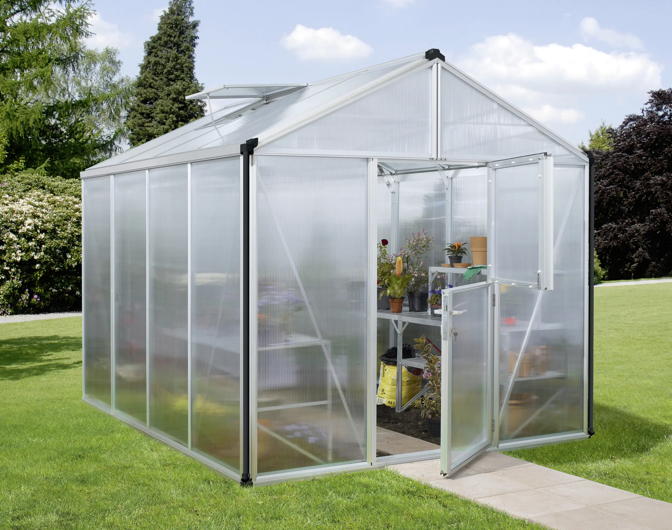 Vitavia Gewächshaus Zeus 8100 HPK 16 mm 256 x 314 cm