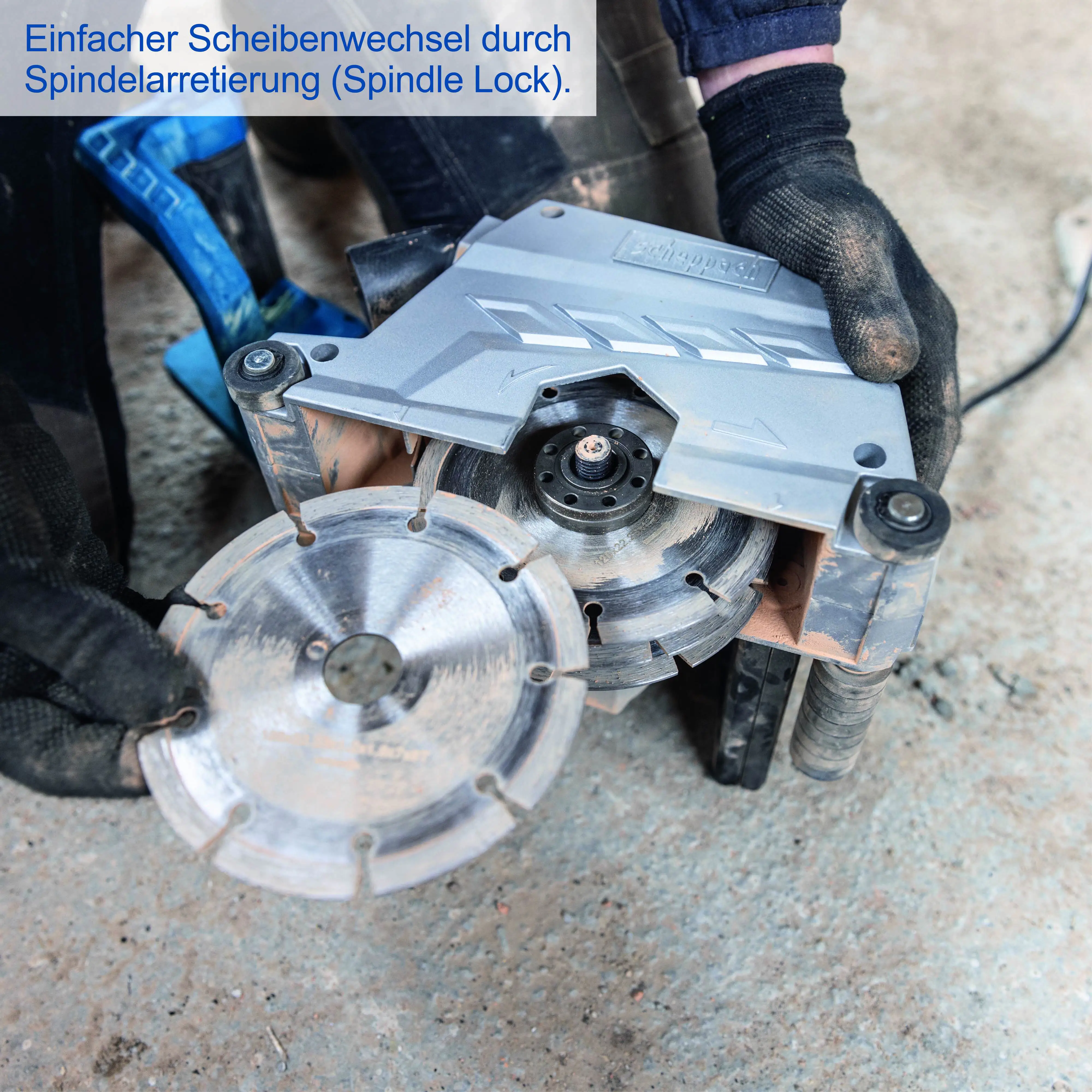 Scheppach Mauernutfräse MNF2250 2250 W Ø 125 mm