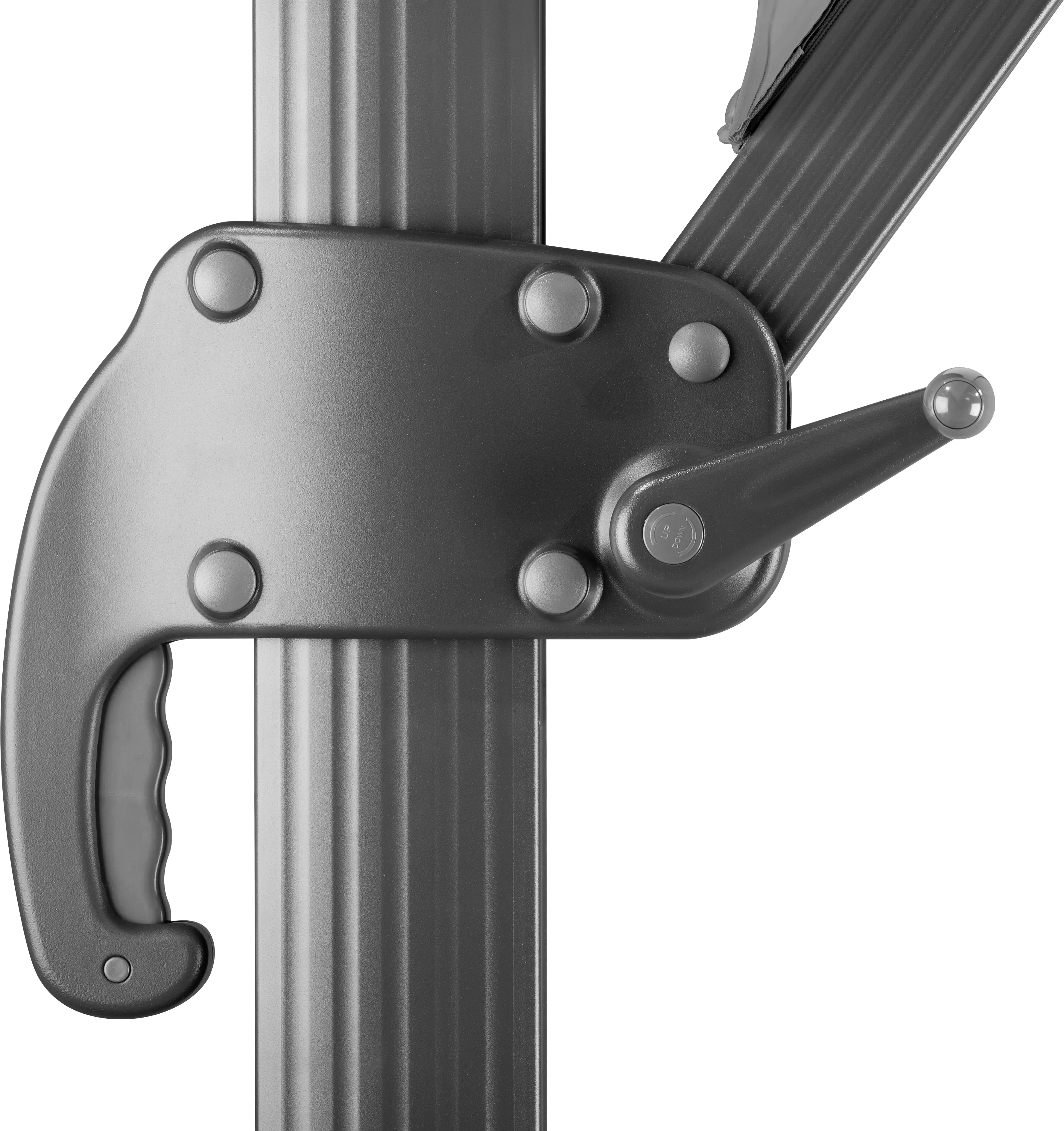 Schneider Ampelschirm Rhodos Grande anthrazit Ø 400 cm