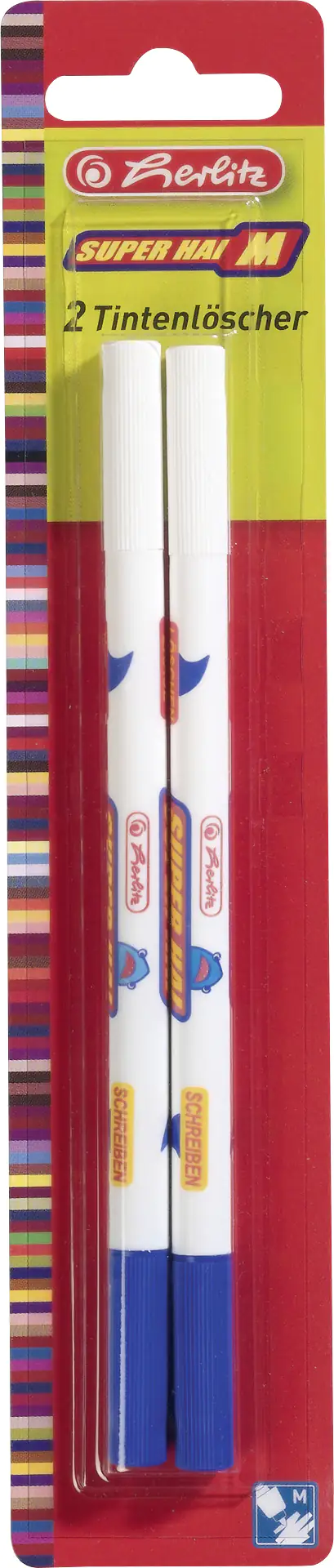 herlitz Tintenlöscher Superhai M 2 Stück