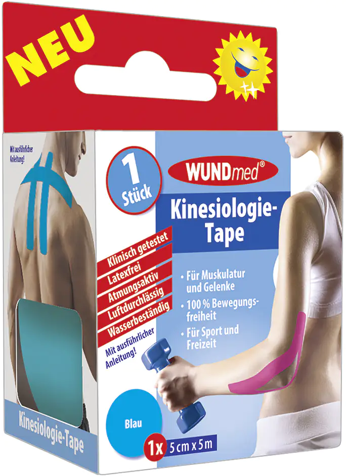 Wundmed Kinesiologie Tape für Muskulatur und Gelenke