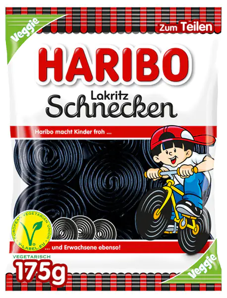 Haribo Lakritz Schnecken 175 g
