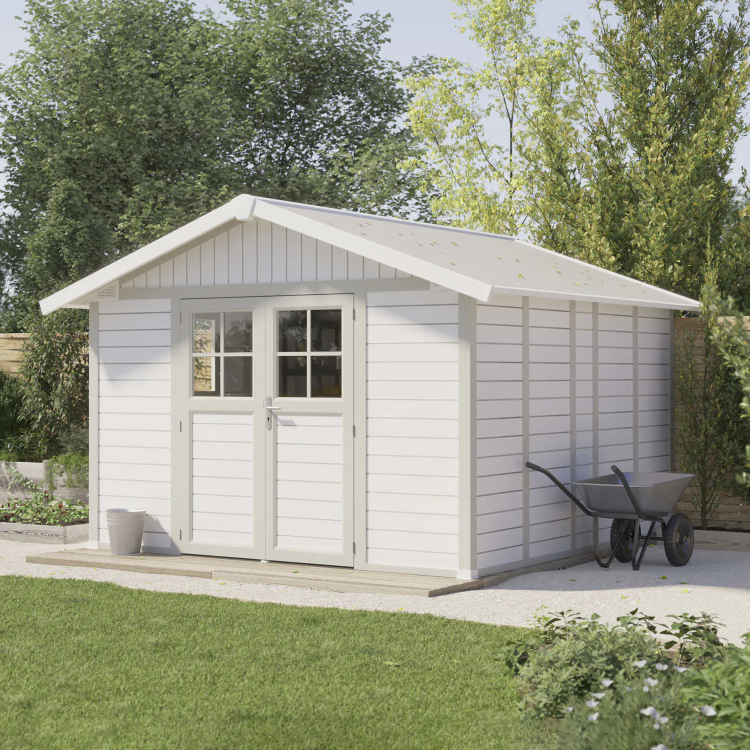 Grosfillex Gartenhaus Deco H 11 370 x 407 cm (inkl. Dachüberstand) Grosfillex Gartenhaus Deco H 11 370 x 407 cm (inkl. Dachüberstand)