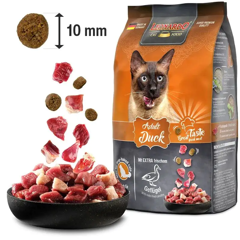 Leonardo Katzentrockenfutter Leo Ad Ente 300 g Leonardo Katzentrockenfutter Leo Ad Ente 300 g