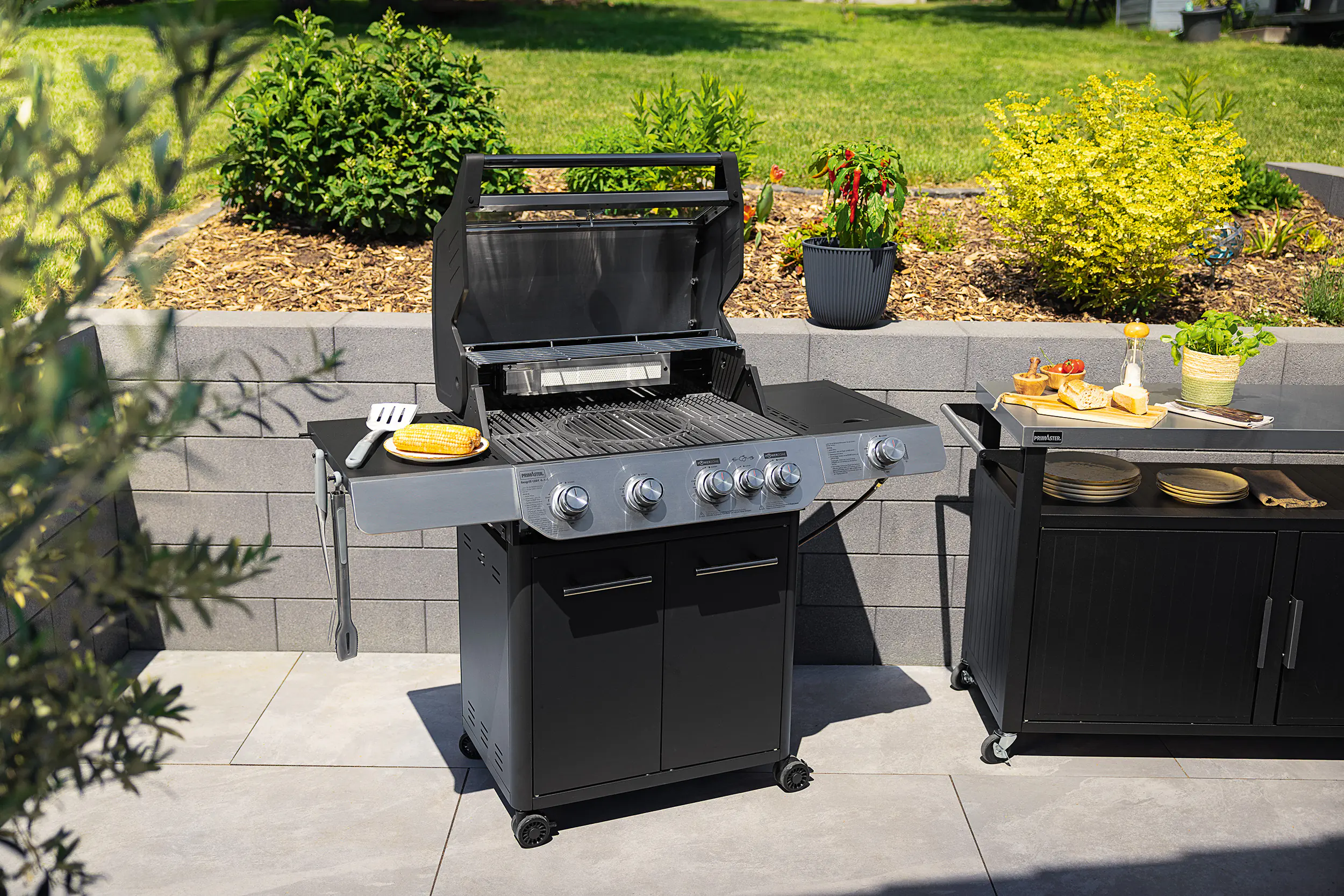 Primaster Gasgrill Cody Powerzone & Infrarotbrenner Grillfläche: 70 x 48 cm 