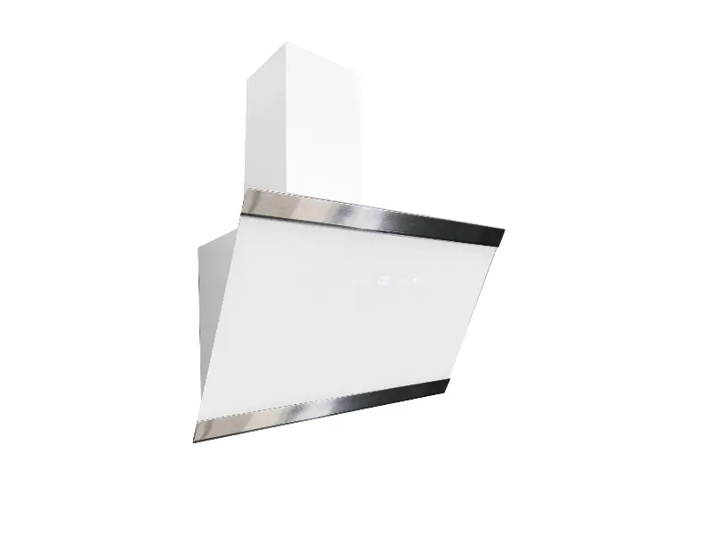 respekta kopffreie Schräghaube CH89060W mit Glasschirm 60 cm 