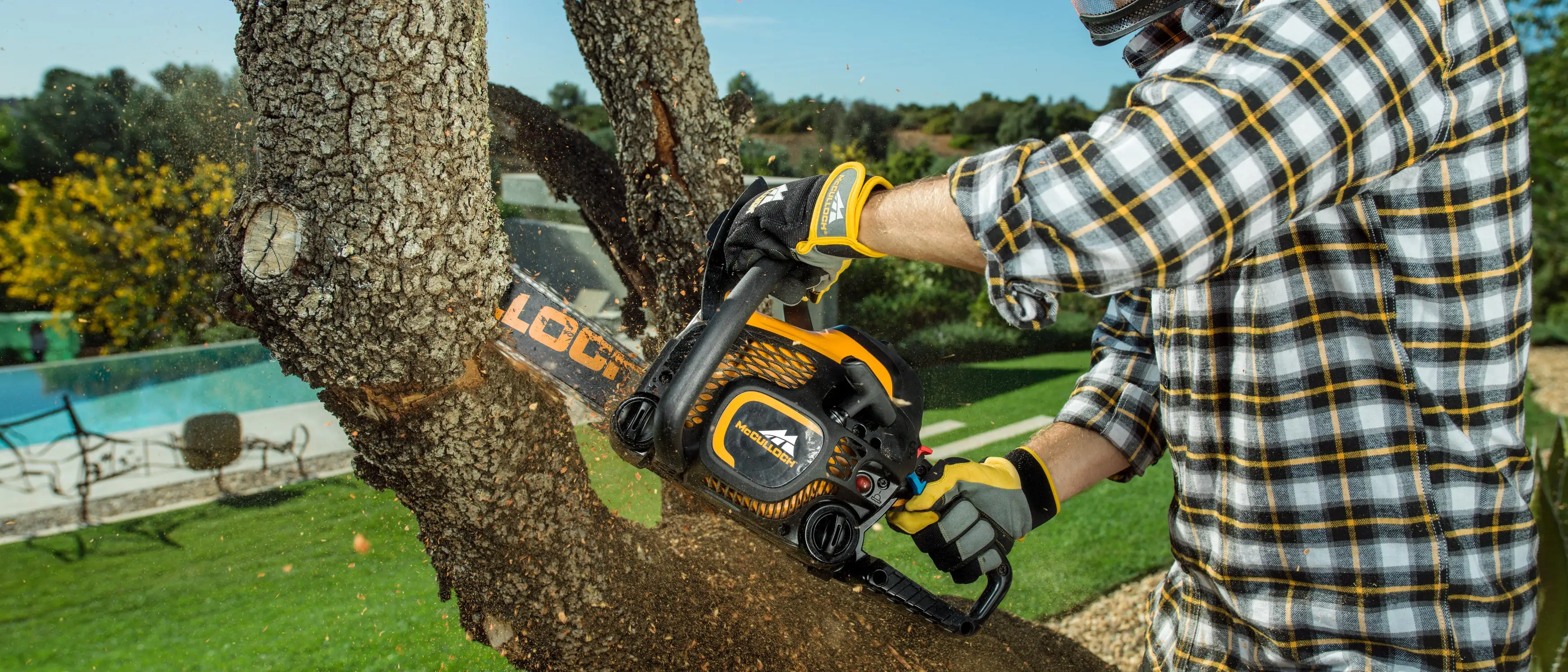 Mc Culloch Benzin-Kettensäge CS 340 1,3 kW 35 cm Schwertlänge