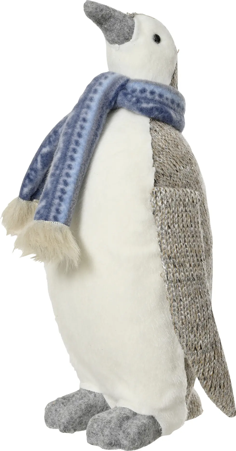 Decoris Dekofigur Pinguin 17 x 14 x 34 cm beige