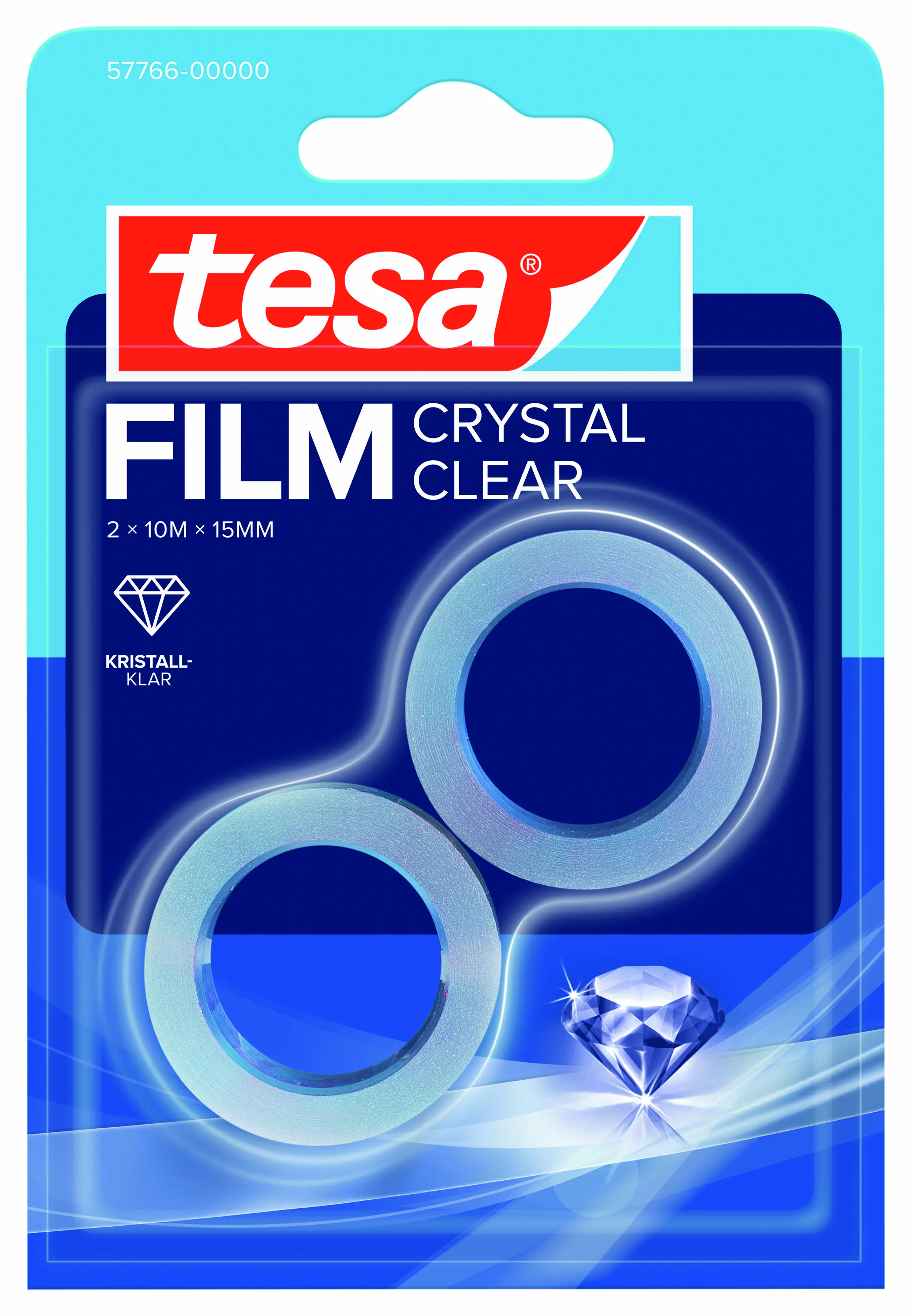 tesa Klebefilm Kristall 10 m x 15 mm