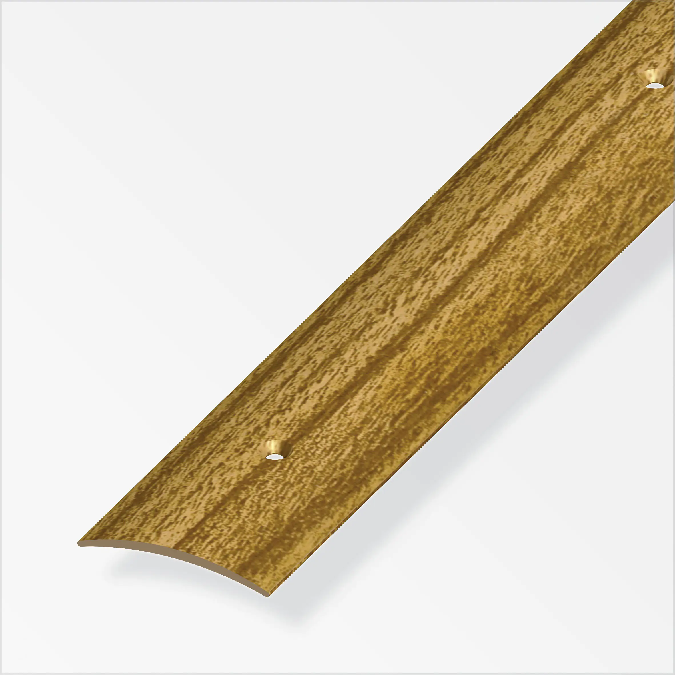 alfer Übergangsprofil 1 m, 30 x 5 mm PVC (Kunststoff) glatt nuss gold