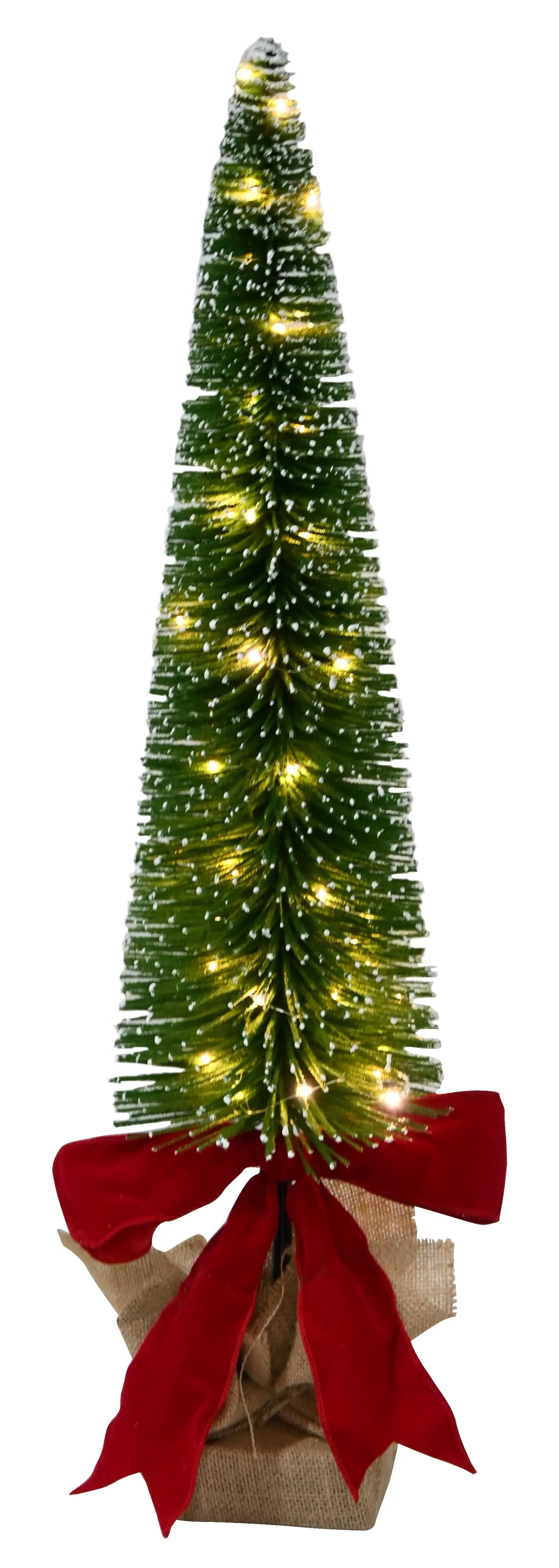 TrendLine LED Tannenbaum 75 cm batteriebetrieben mit Timer warmweiß 50 LED
