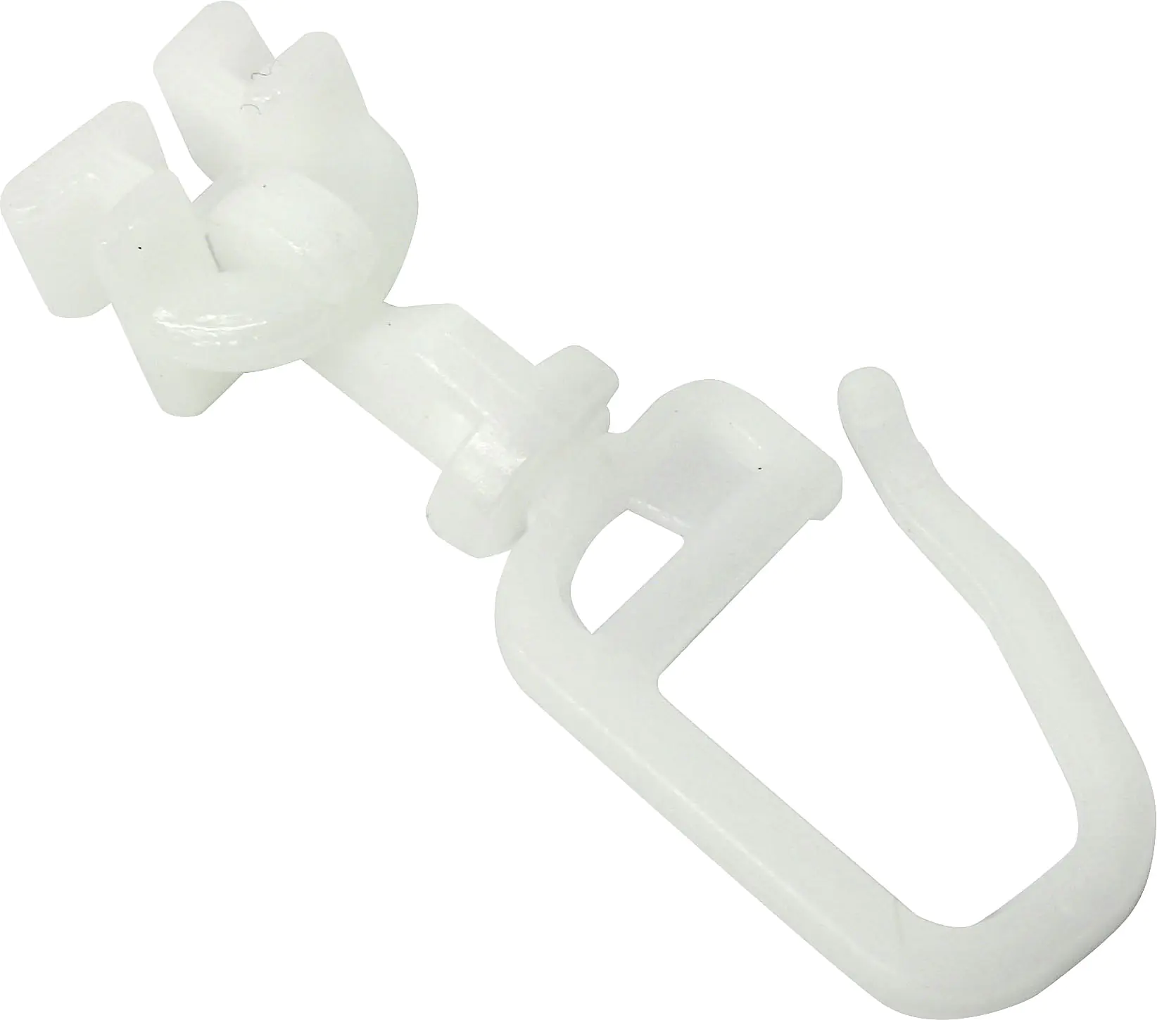 Gardinia Drehgleiter 20 Stück, weiß, für 6 mm Laufkanal