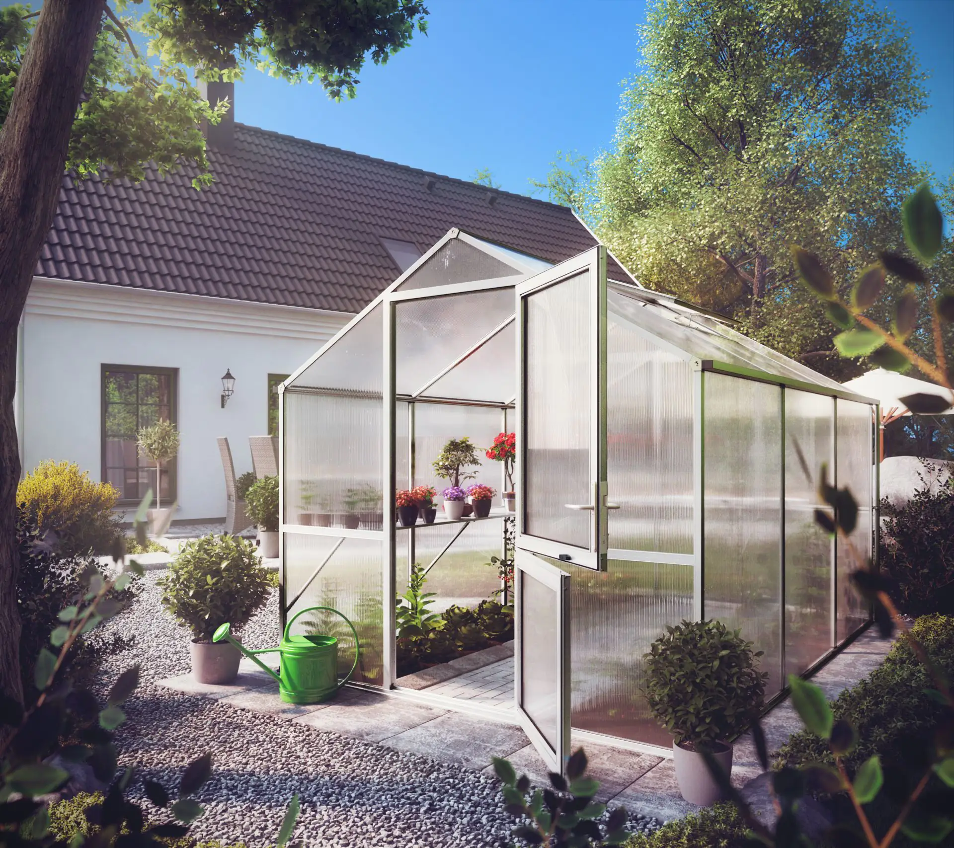 KGT AluGewächshaus Rose III 233 x 323 cm kaufen Globus Baumarkt
