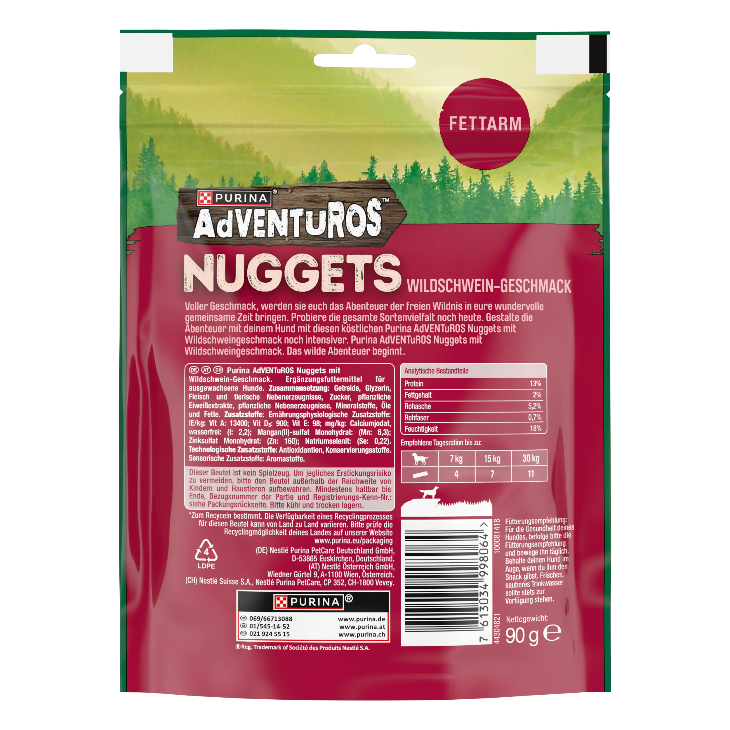 Adventuros mit Wildschweingeschmack 90 g Adventuros mit Wildschweingeschmack 90 g