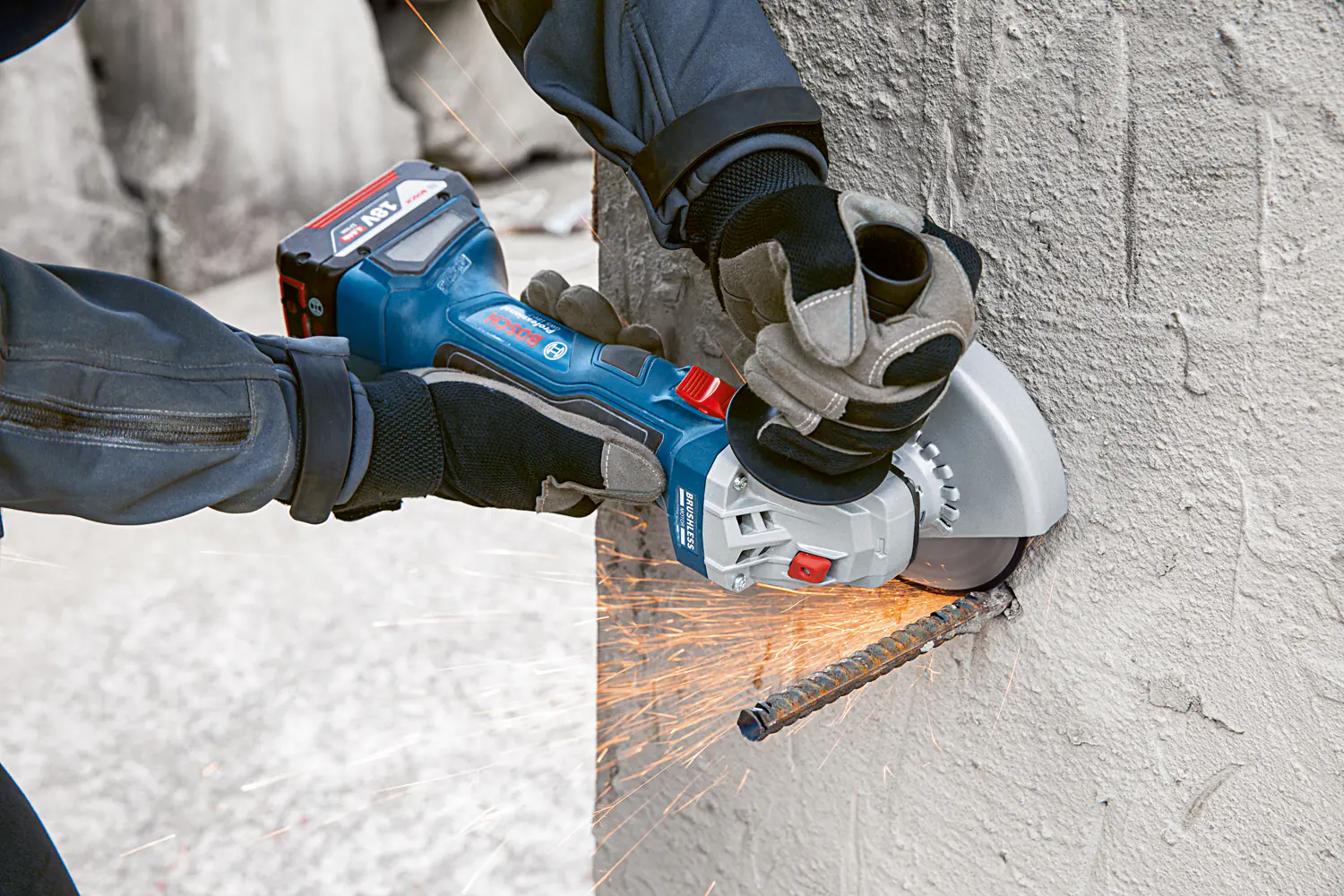 Bosch Professional Akku-Winkelschleifer GWS 18V-7 125 mm Solo Bosch Professional Akku-Winkelschleifer GWS 18V-7 125 mm Solo