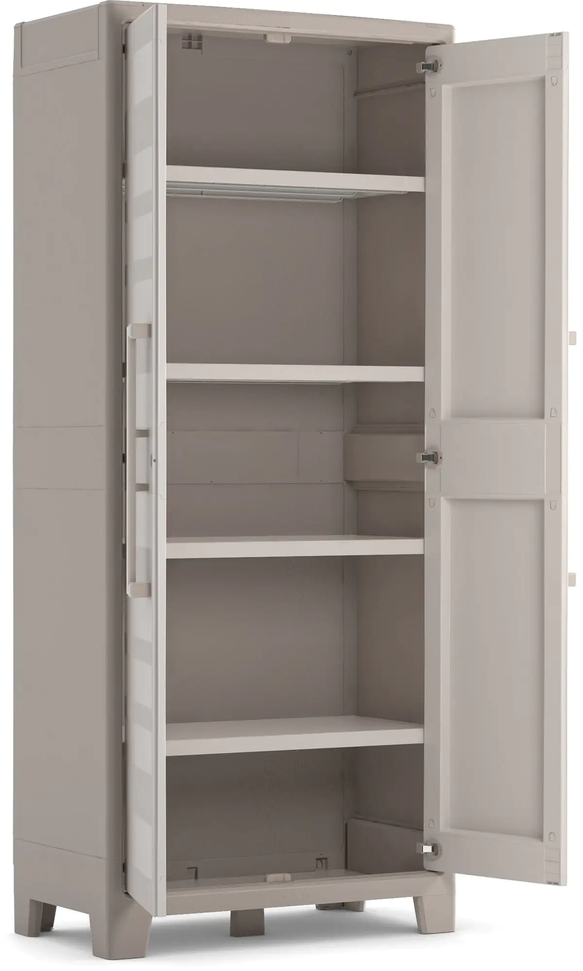 Kis Kunststoffschrank Gulliver Hoch 182 x 80 x 44 cm, beige Kis Kunststoffschrank Gulliver Hoch 182 x 80 x 44 cm, beige