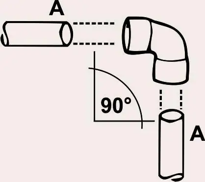 Cornat Bogen 90° / Ø 18 mm