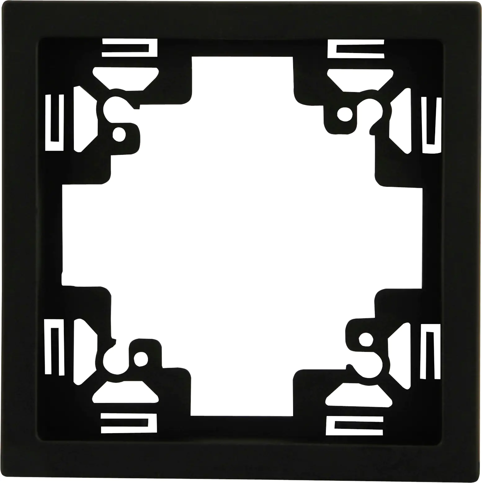 Unitec Abdeckrahmen 1-fach anthrazit, Serie Sao Paulo