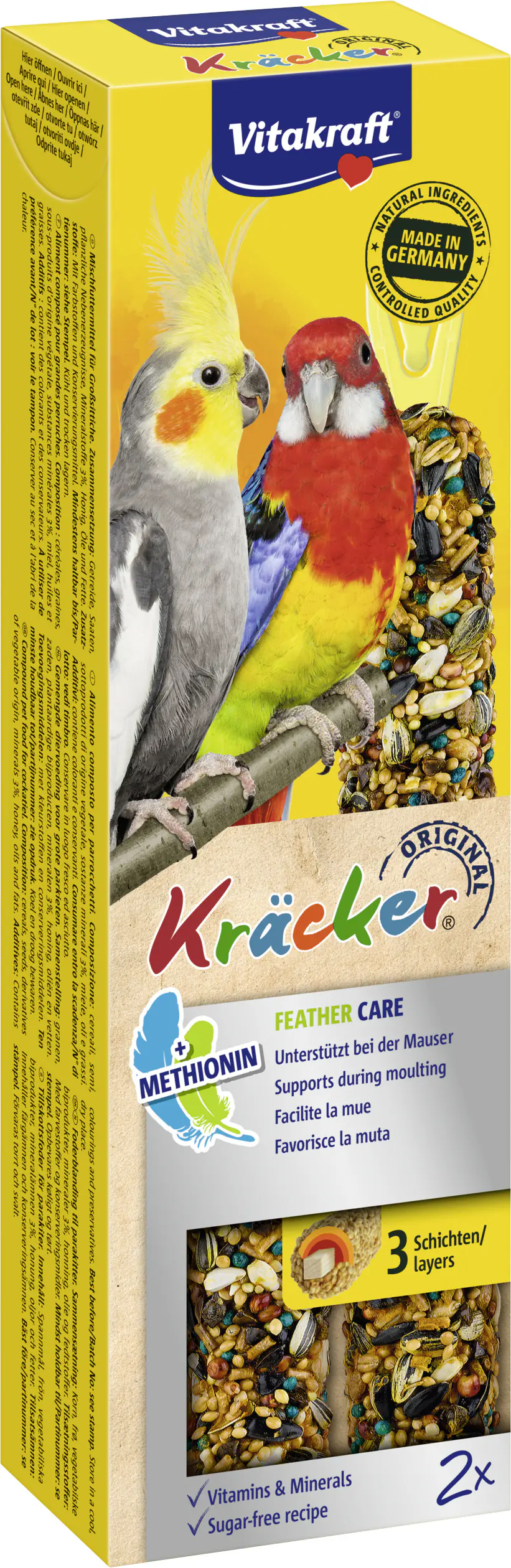 Vitakraft Kräcker® Feather Care 2 Stück / 180 g