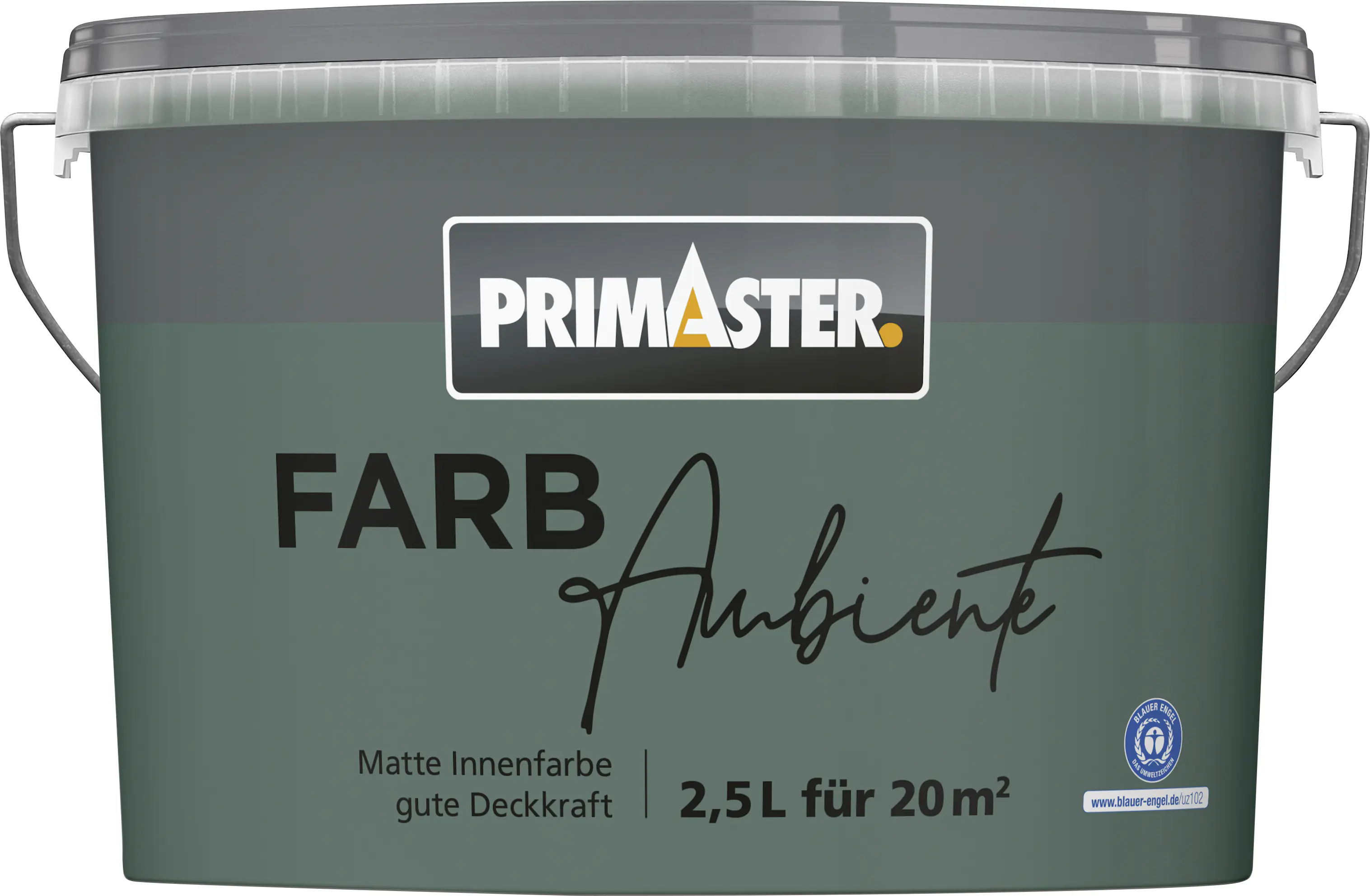 Primaster Farbambiente Wandfarbe matt waldgrün 2,5 L