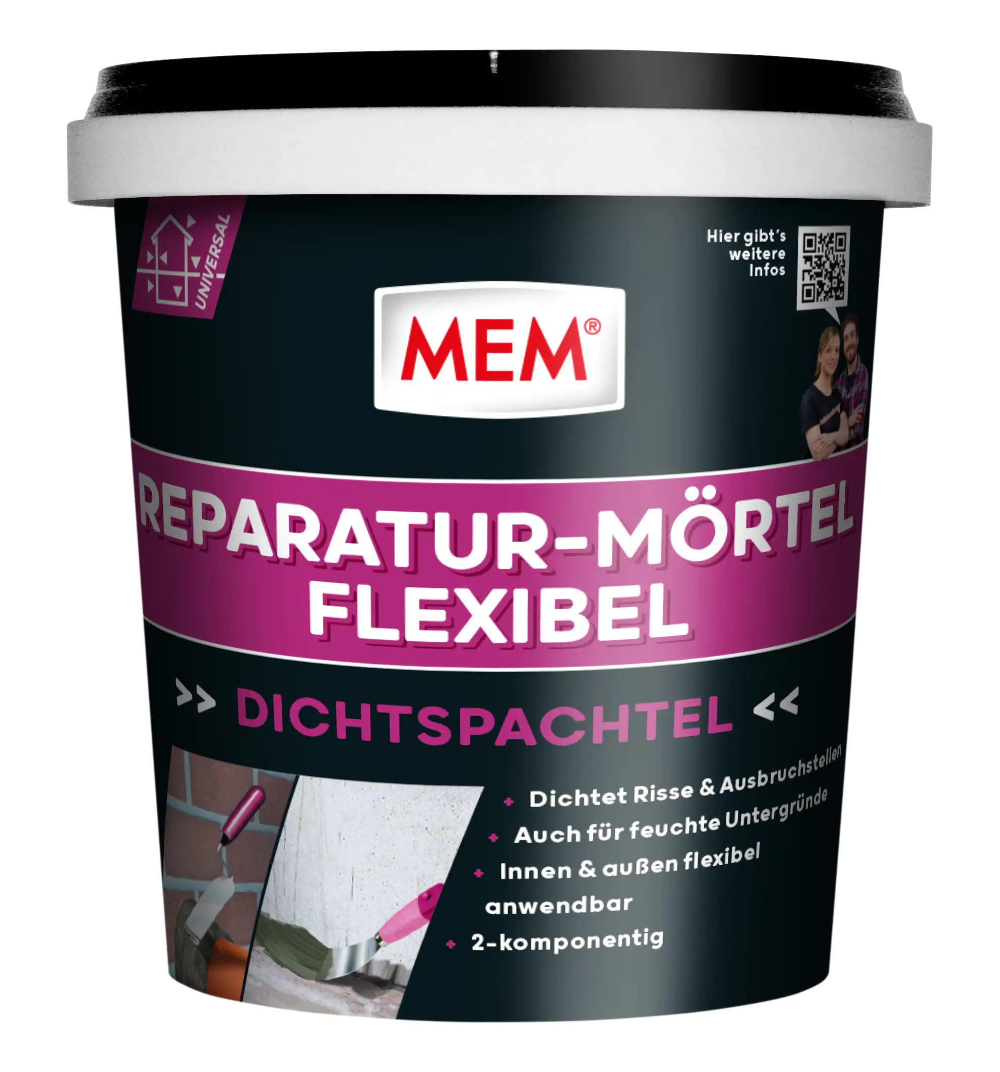 MEM Reparatur-Mörtel Flexibel 1 kg MEM Reparatur-Mörtel Flexibel 1 kg