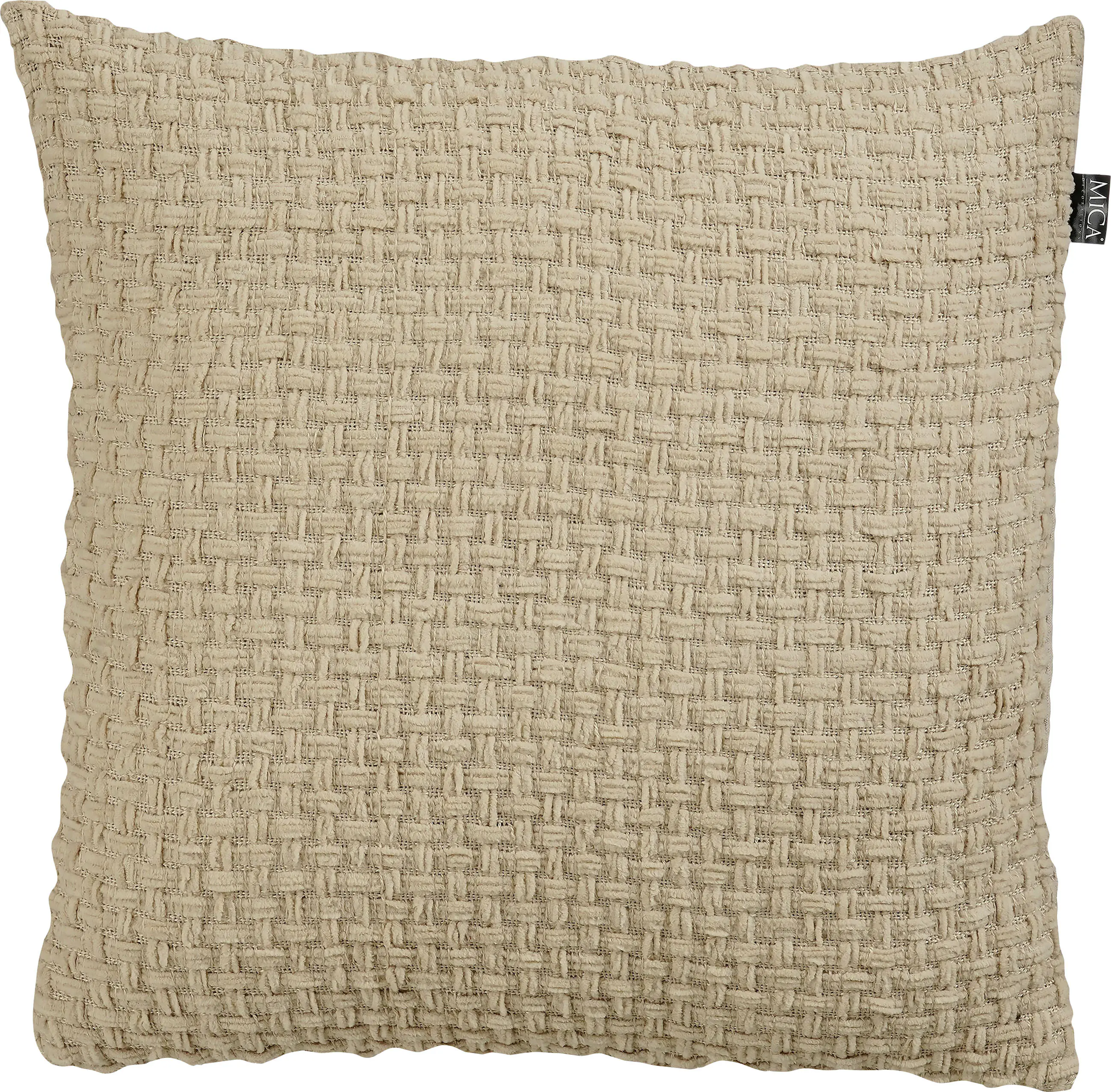Mica Decorations Kissen Cosenza 45 x 45 cm beige 