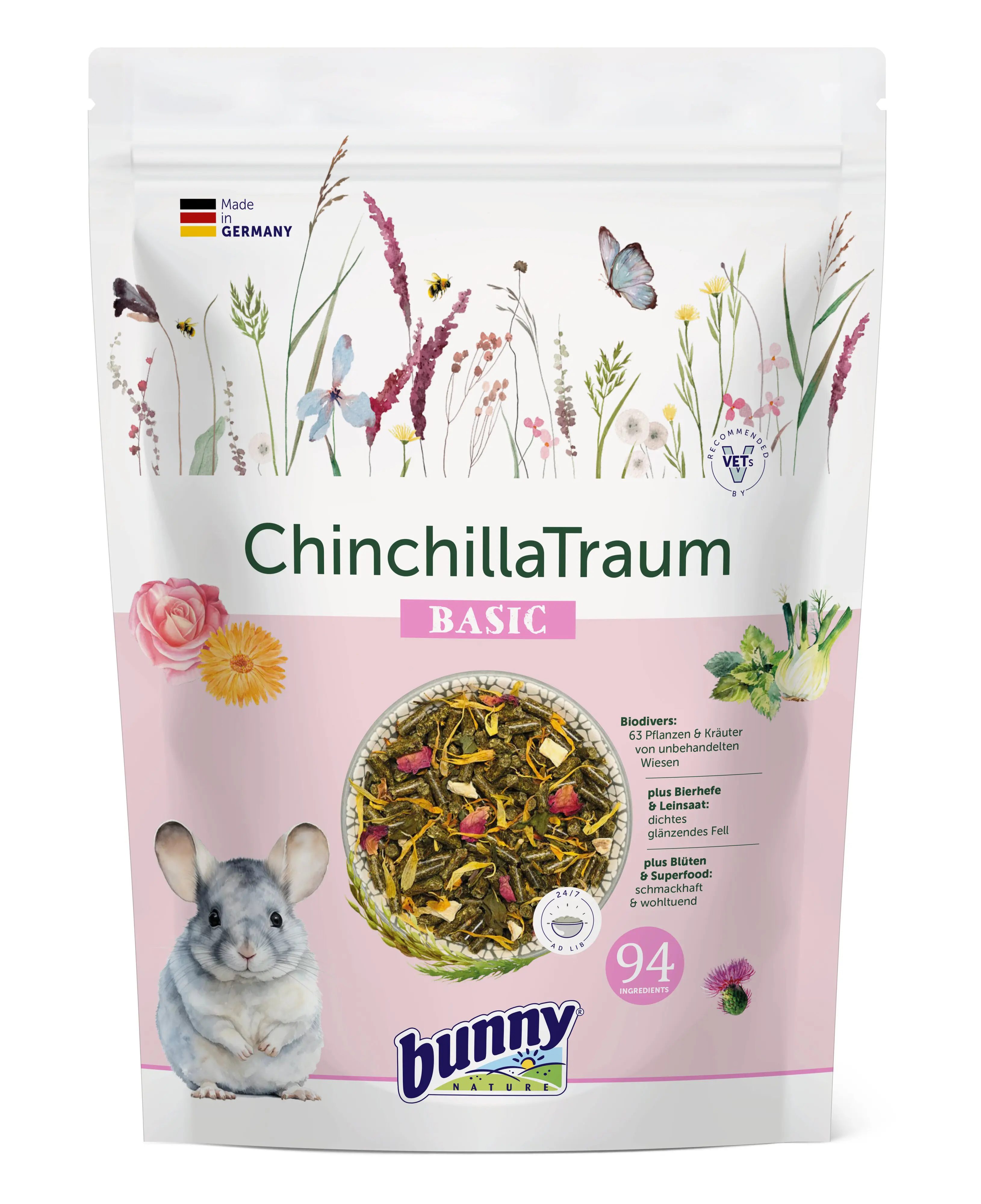 bunny ChinchillaTraum BASIC 12kg für Chinchillas