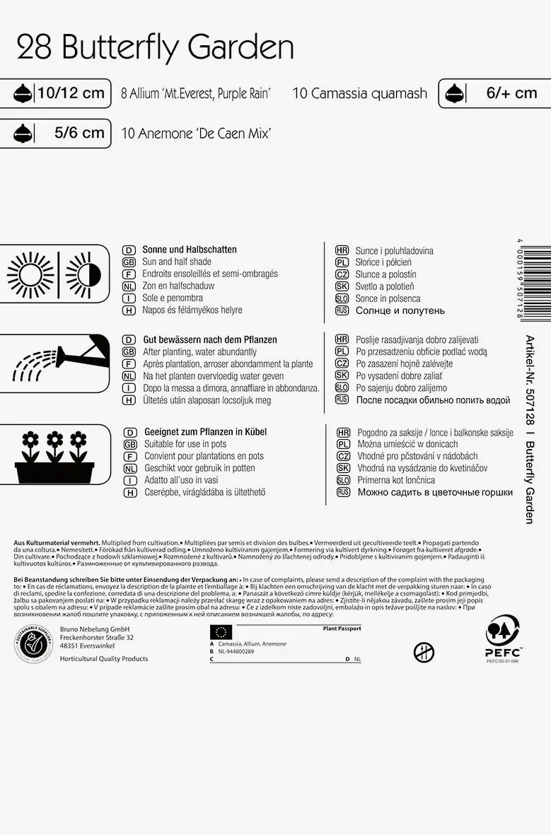 Kiepenkerl Colour Symphony Butterfly Garden Arten-Mischung