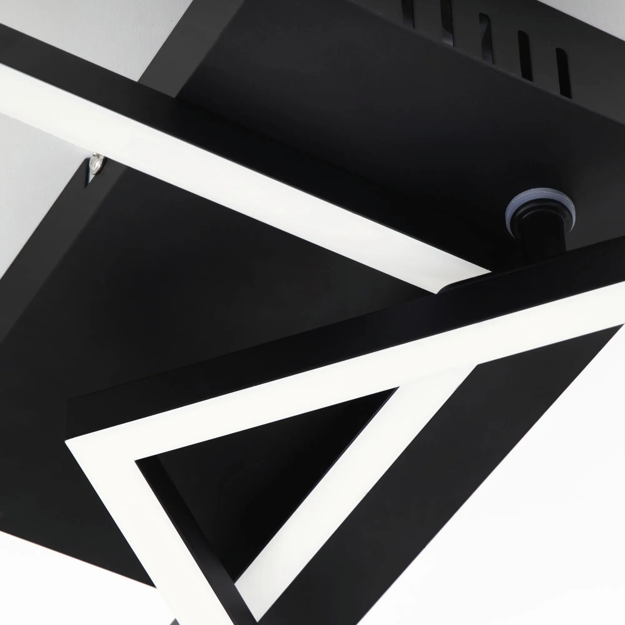 Briloner LED-Deckenleuchte Frame 50 x 39 cm schwarz dimmbar warmweiß
