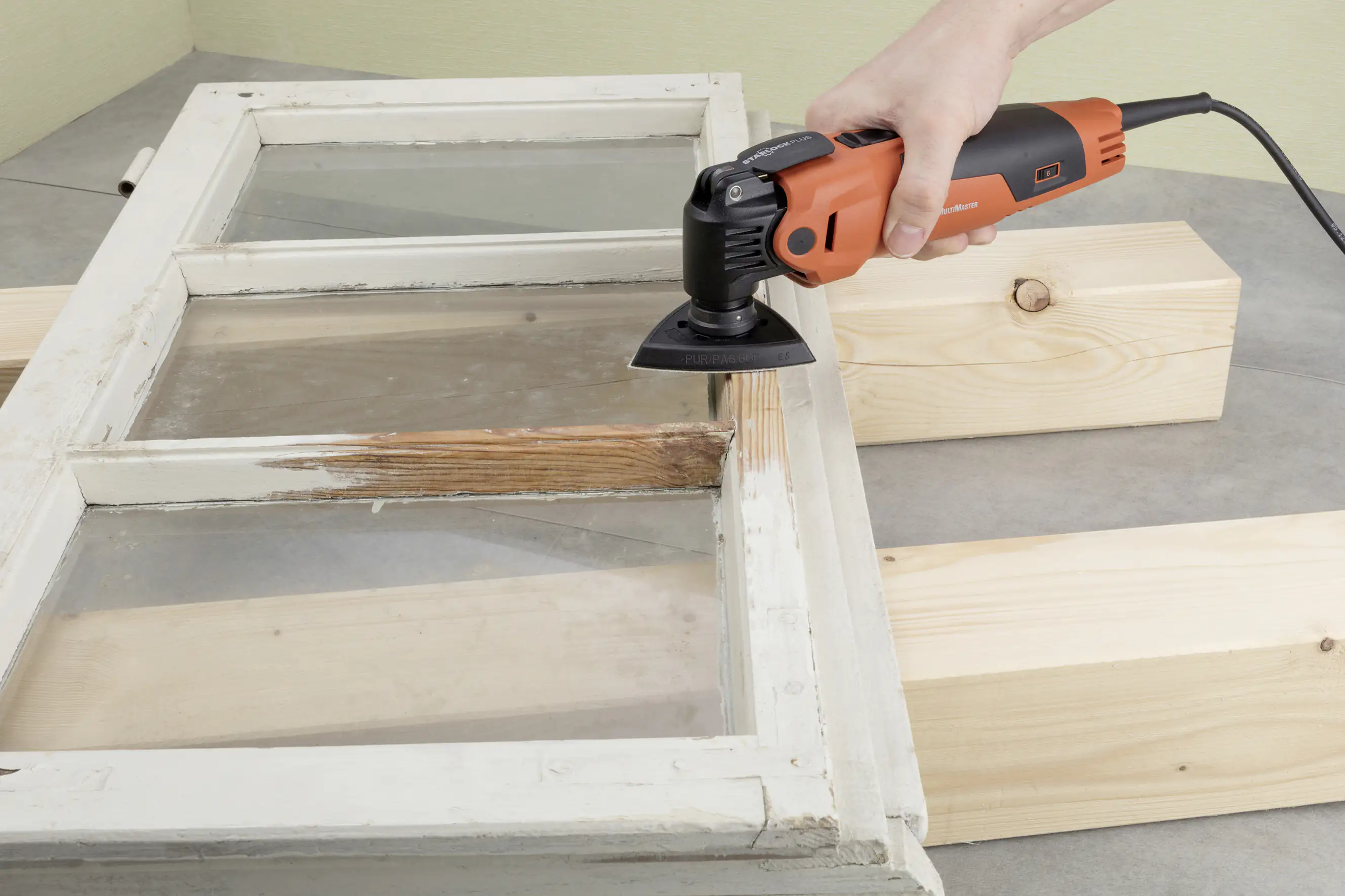 Wolfcraft Schleifplatte Delta-Haft 95 mm für Deltaschleifer