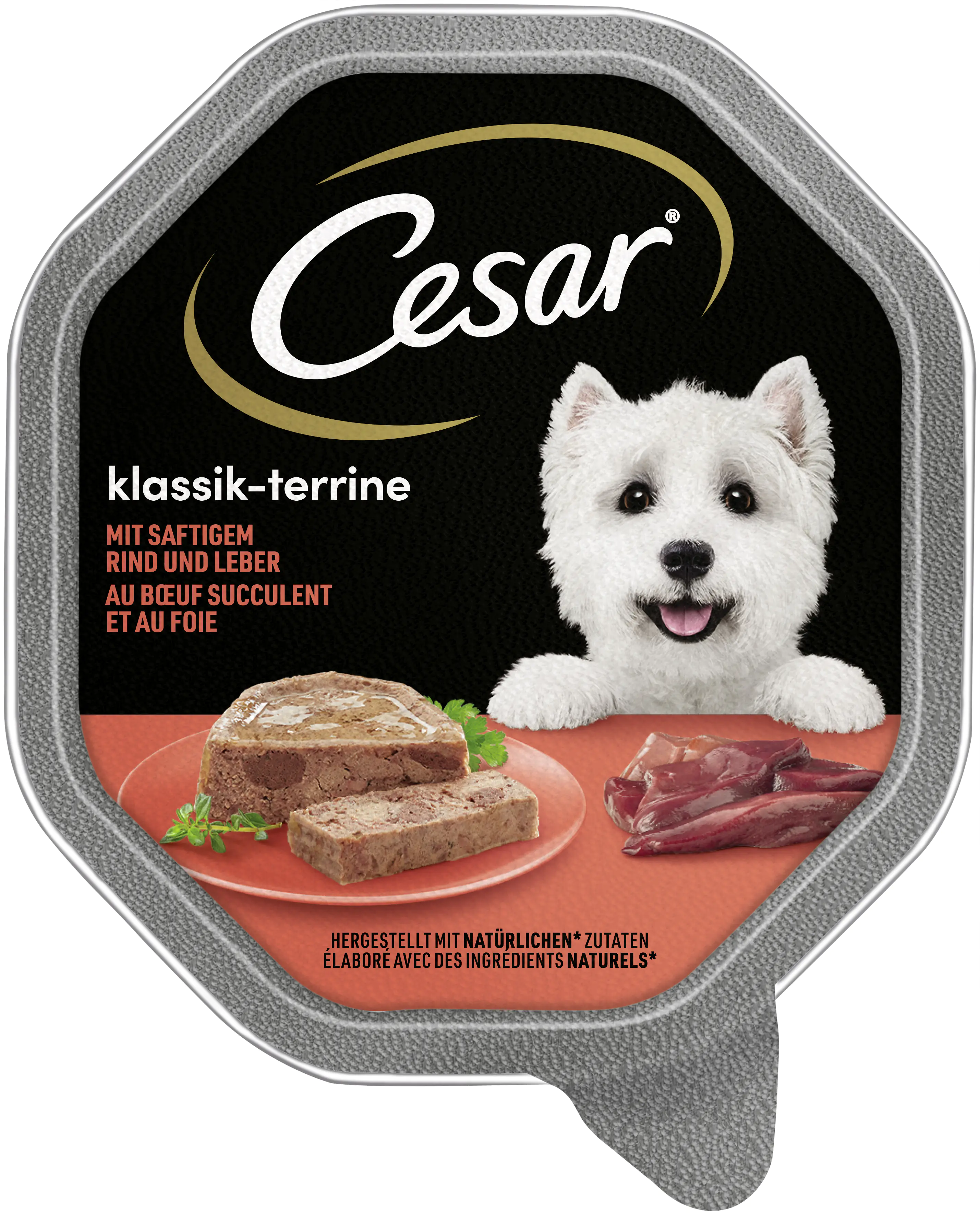 Cesar Klassiker mit Rind und Leber 150 g Adult Cesar Klassiker mit Rind und Leber 150 g Adult
