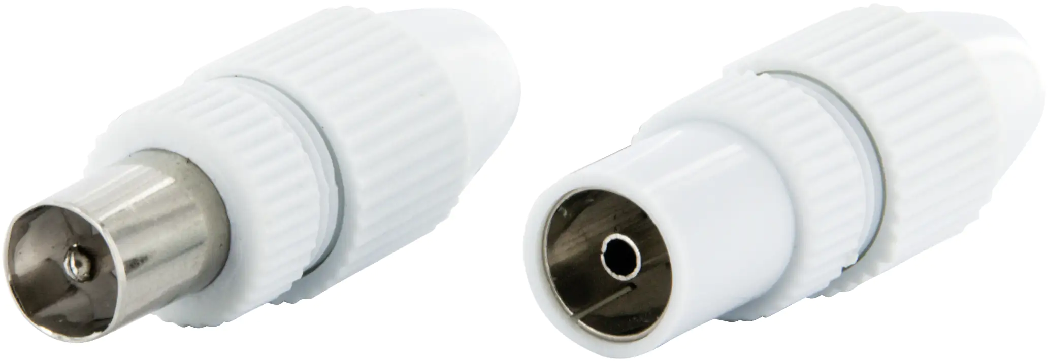 Schwaiger Koaxial Set KST3032 532 quickFIX weiß, 1x Koax Stecker + 1x Koax Buchse Schwaiger Koaxial Set KST3032 532 quickFIX weiß, 1x Koax Stecker + 1x Koax Buchse