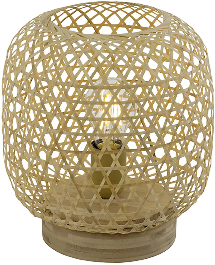 Globo Tischleuchte Mirena E27, natur, Bambus Globo Tischleuchte Mirena E27, natur, Bambus
