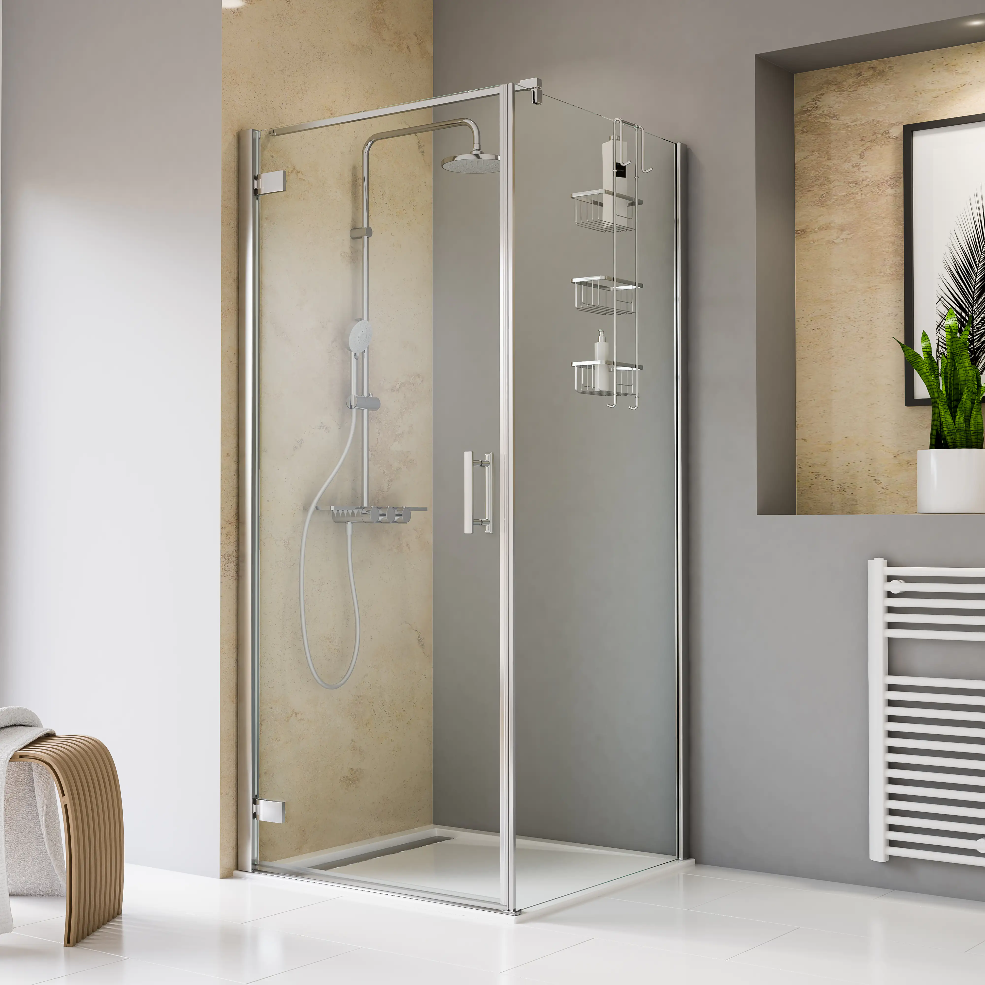 Schulte Drehtür Seitenwand 80 x 80 cm Toura