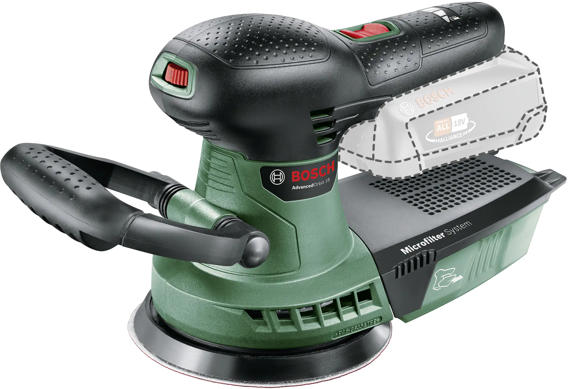 Bosch Exzenterschleifer Advanced Orbit 18 18V Solo Bosch Exzenterschleifer Advanced Orbit 18 18V Solo