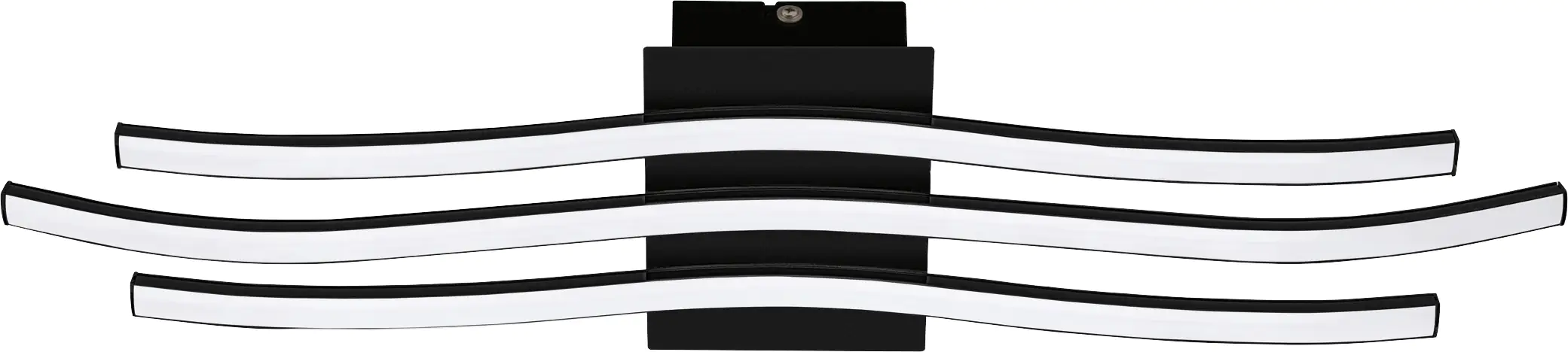 9002759993214_2503478 Eglo LED Deckenleuchte Roncade 1 schwarz 65 x 13 cm warmweiß