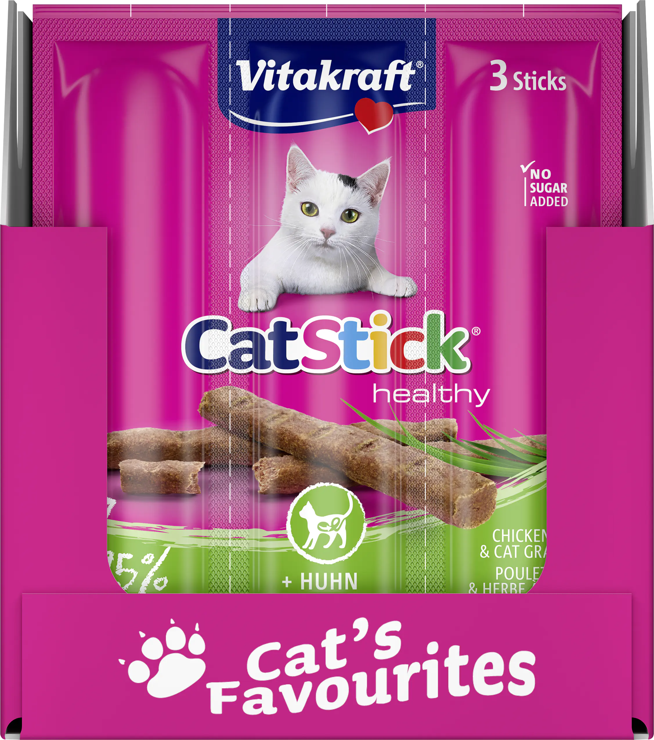 Vitakraft Katzensnack Huhn & Katzengras