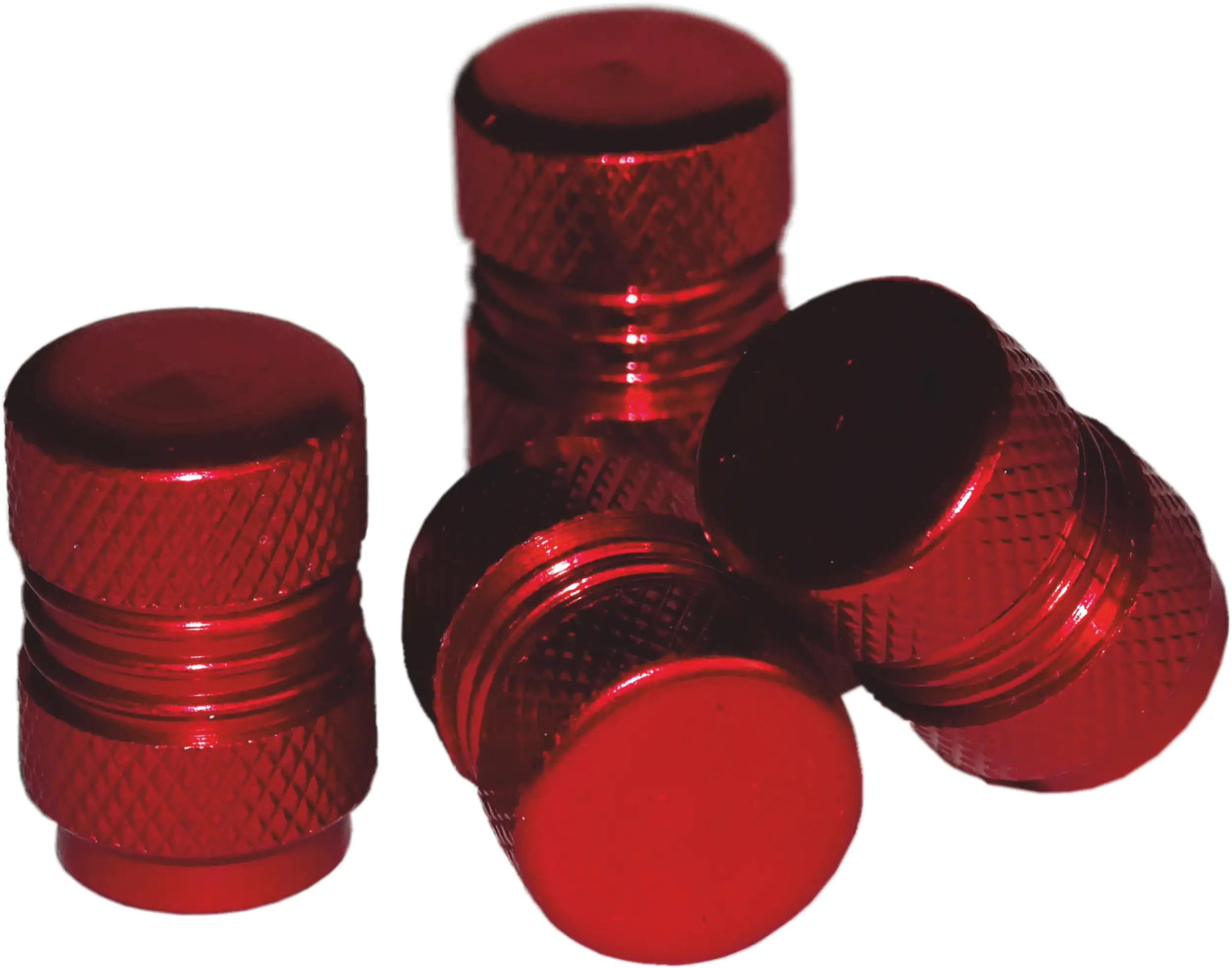 Hermann Schütz Ventilkappen Vent-Cap Neutral rot 4er-Set