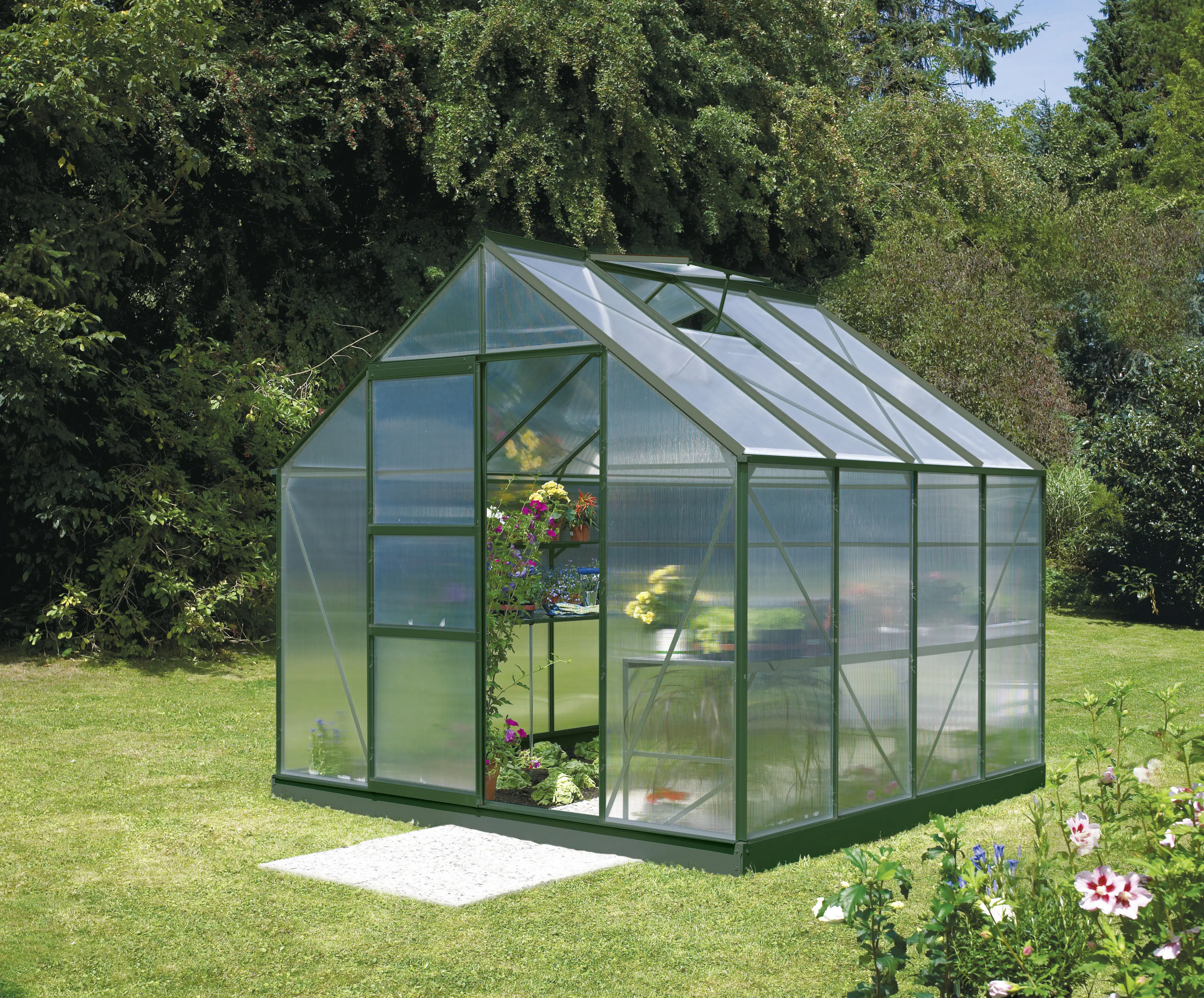 Vitavia Gewächshaus Merkur 6700 254 x 254 cm 6 mm Hohlkammerplatten