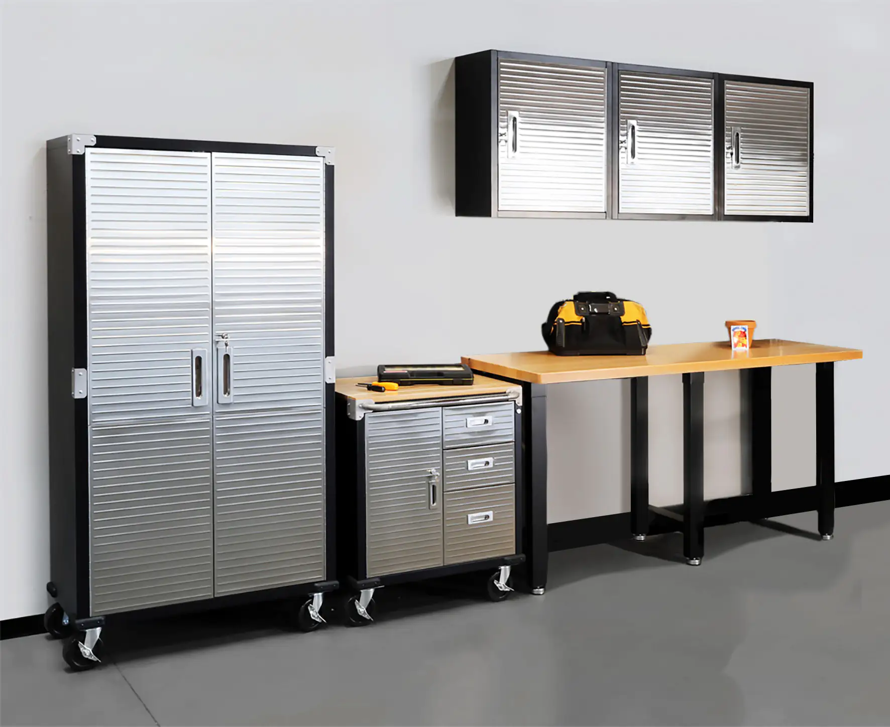 Primaster Metallschrank 183 x 90 x 46 cm bis 250 kg