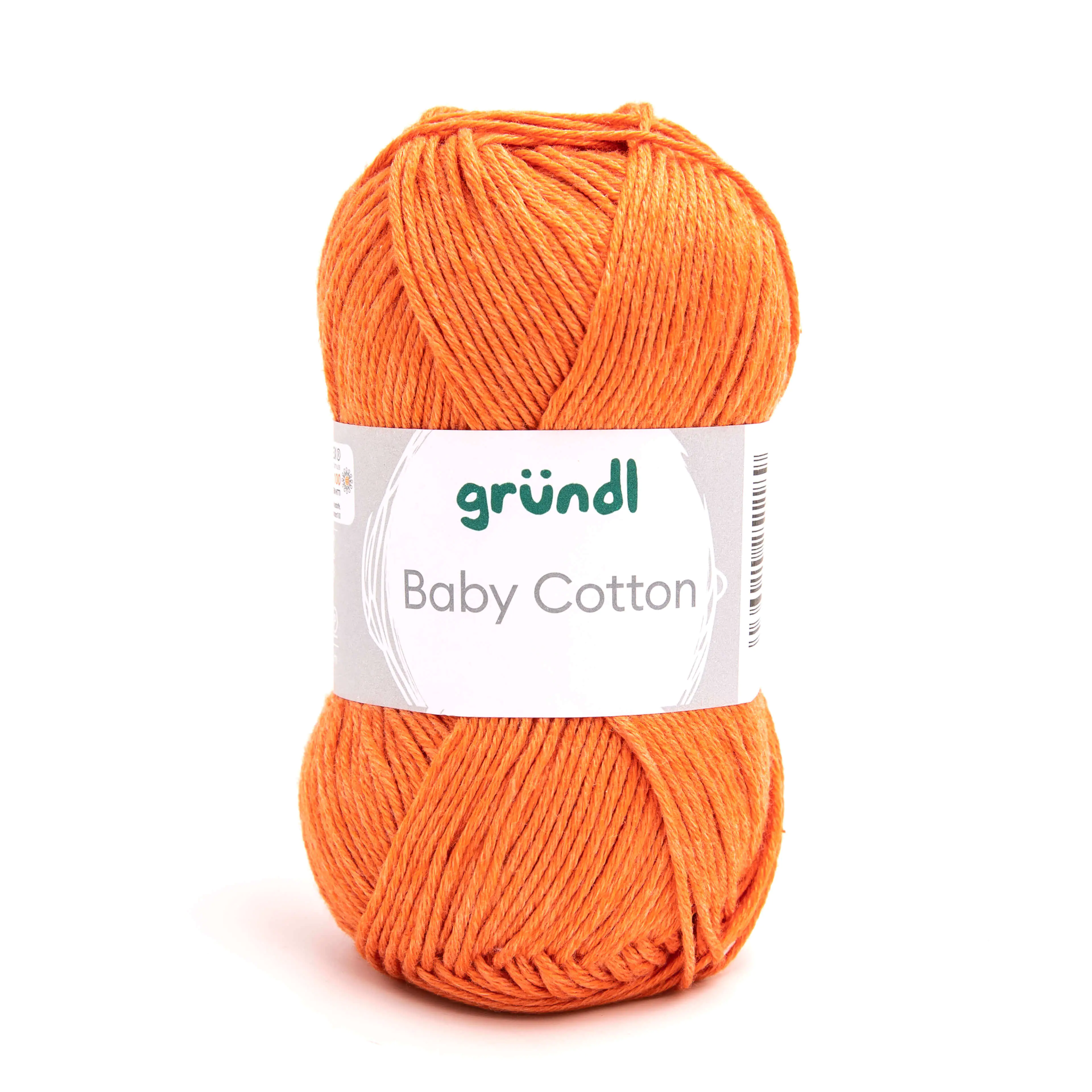 Gründl Wolle Baby Cotton 50 g orange