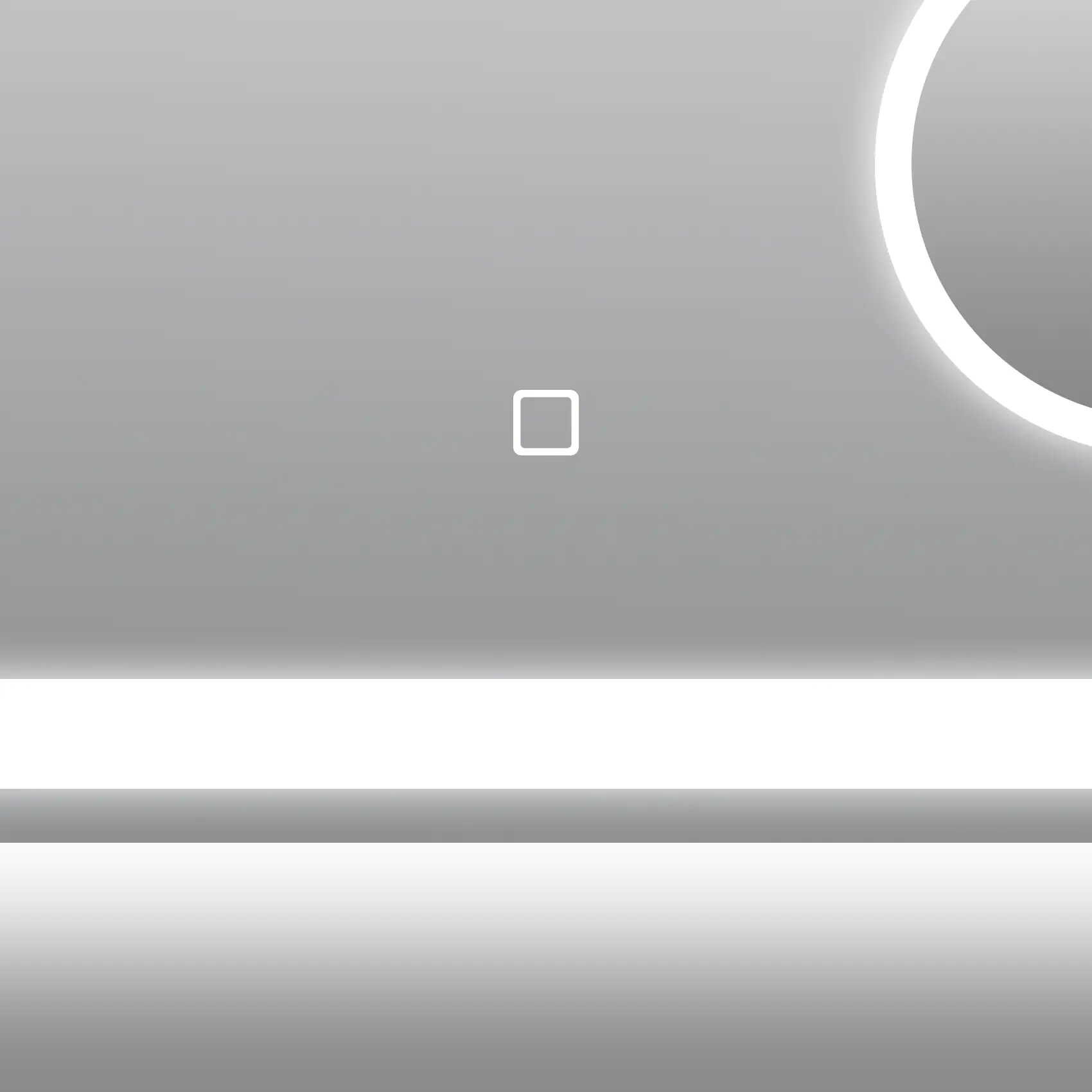 DSK LED Lichtspiegel Silver Rey 60x70 cm