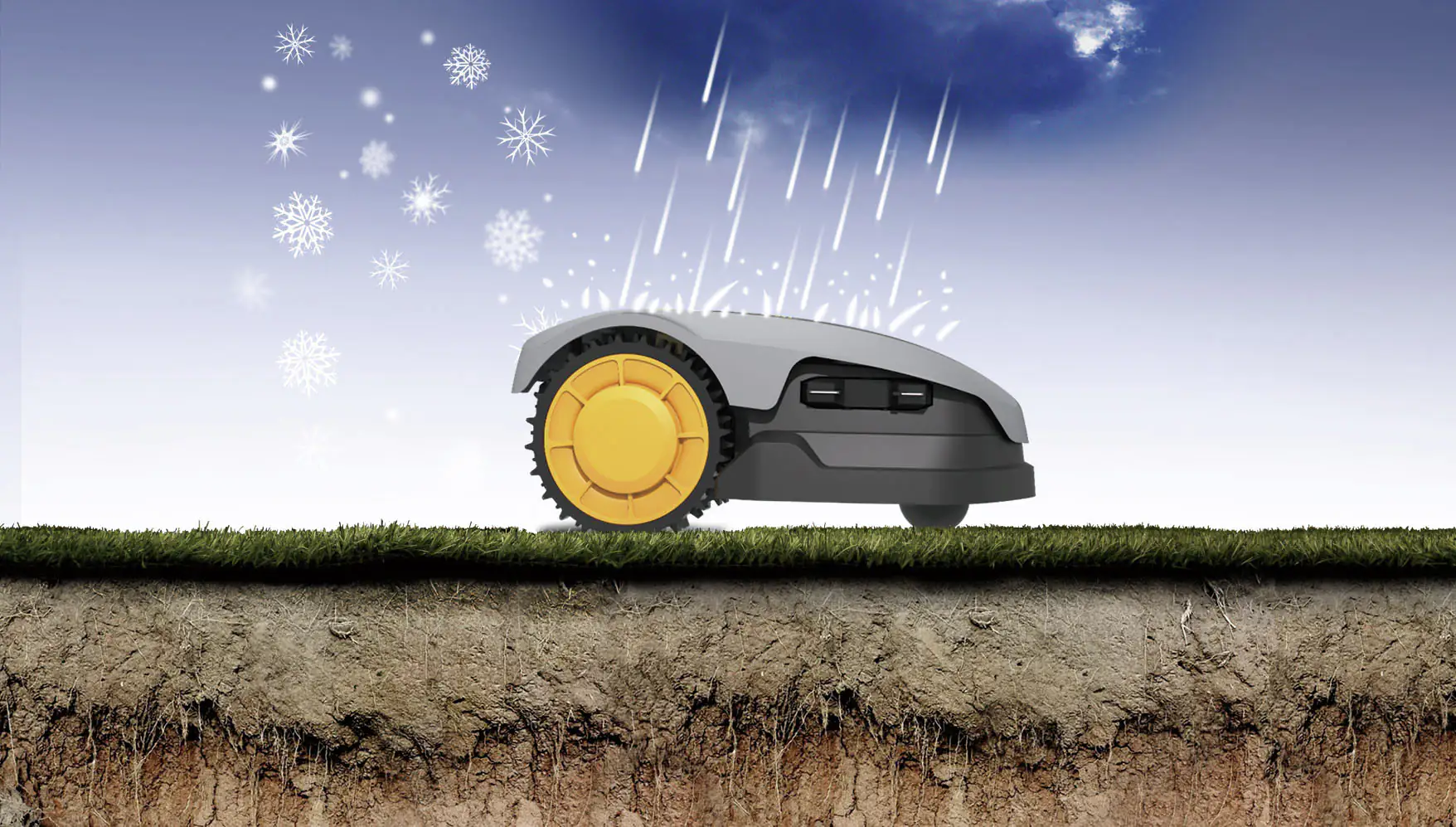 Landxcape Mähroboter LX799 16 cm Schnittbreite für 300 m² Landxcape Mähroboter LX799 16 cm Schnittbreite für 300 m²