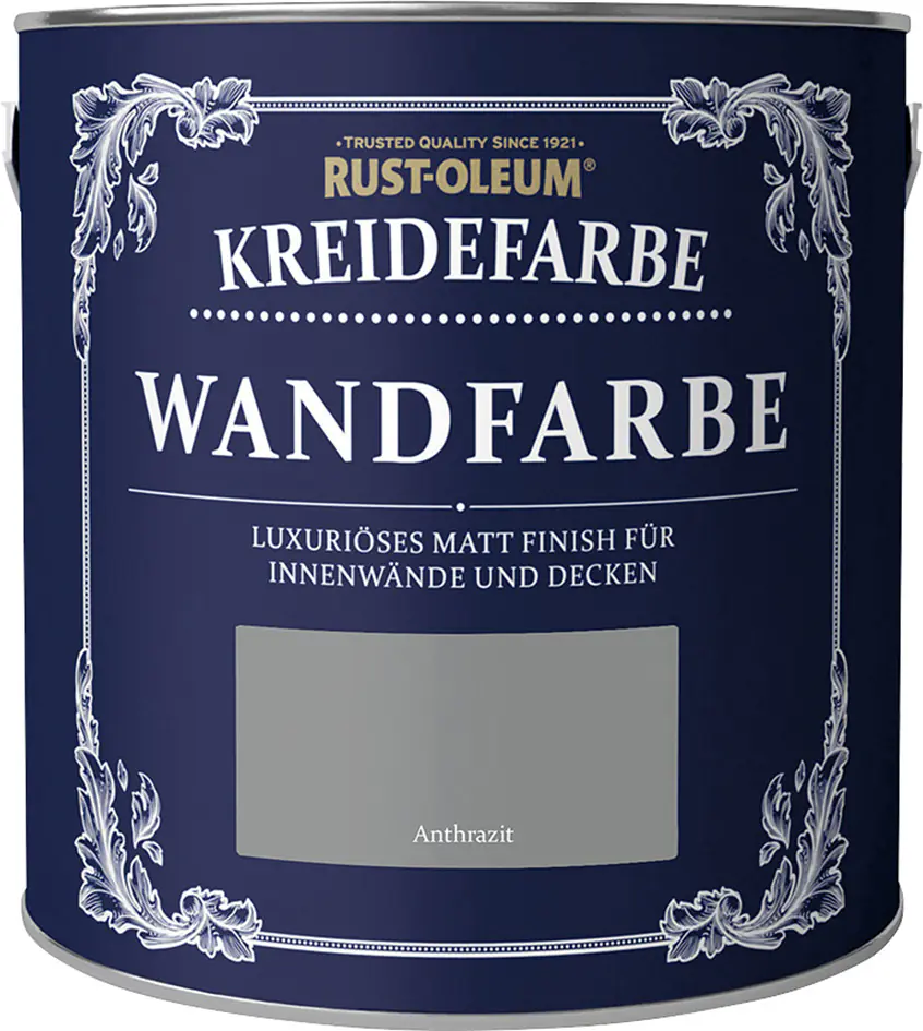 Rust-Oleum Kreidefarbe Wandfarbe 2,5 L anthrazit