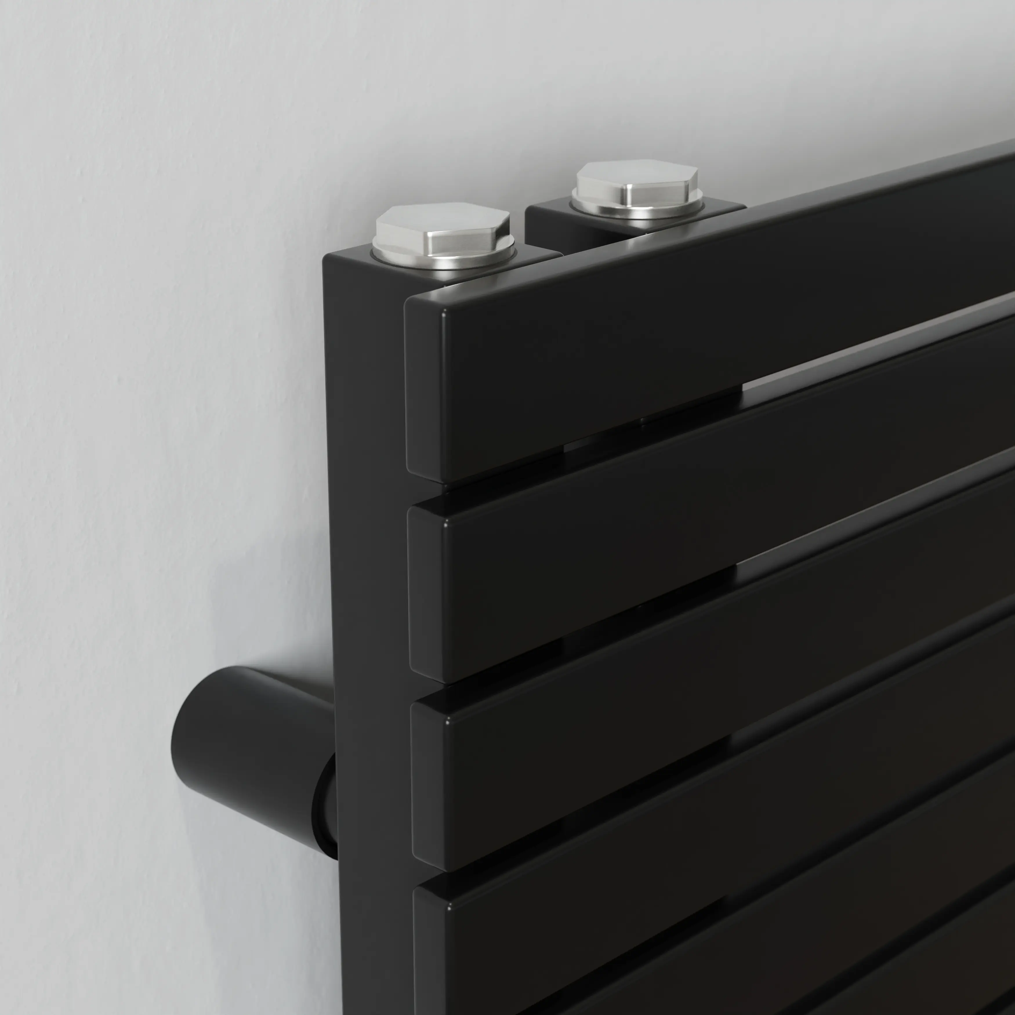 Ximax Handtuchheizkörper P2-Open Slim 118,5 x 60 cm 564 Watt schwarz matt