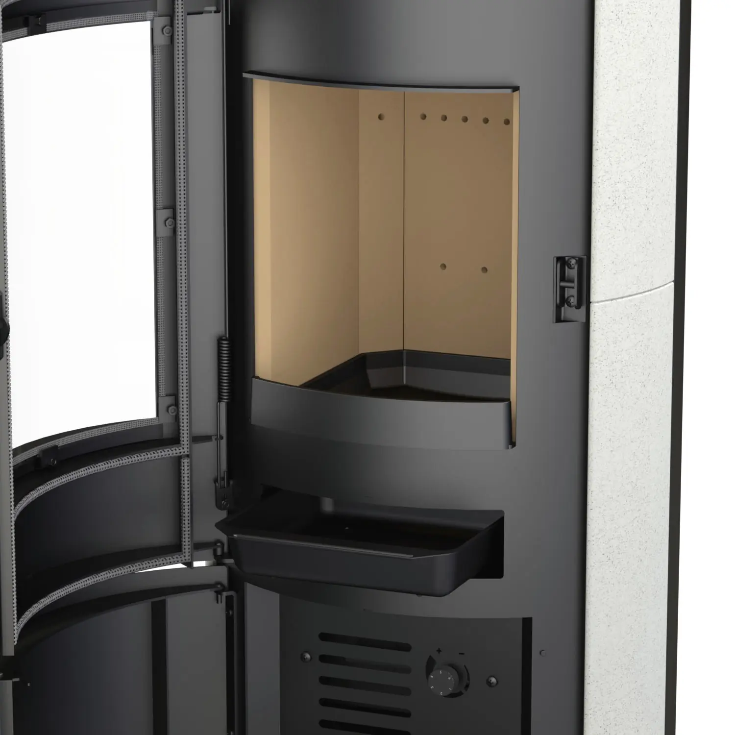 Thermia Kaminofen Cumulus Omega Kalkstein 7 kW