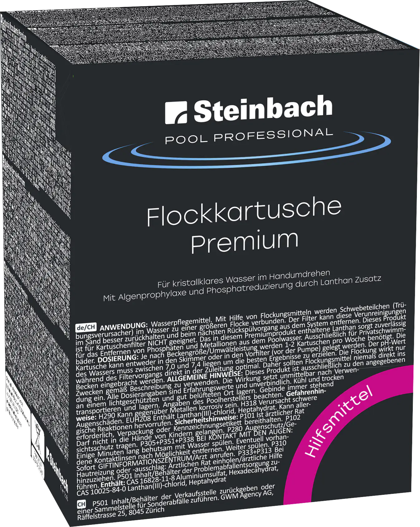 Steinbach Pool Professional Flockkartusche Premium 8 x 125 g, 1 kg Steinbach Pool Professional Flockkartusche Premium 8 x 125 g, 1 kg