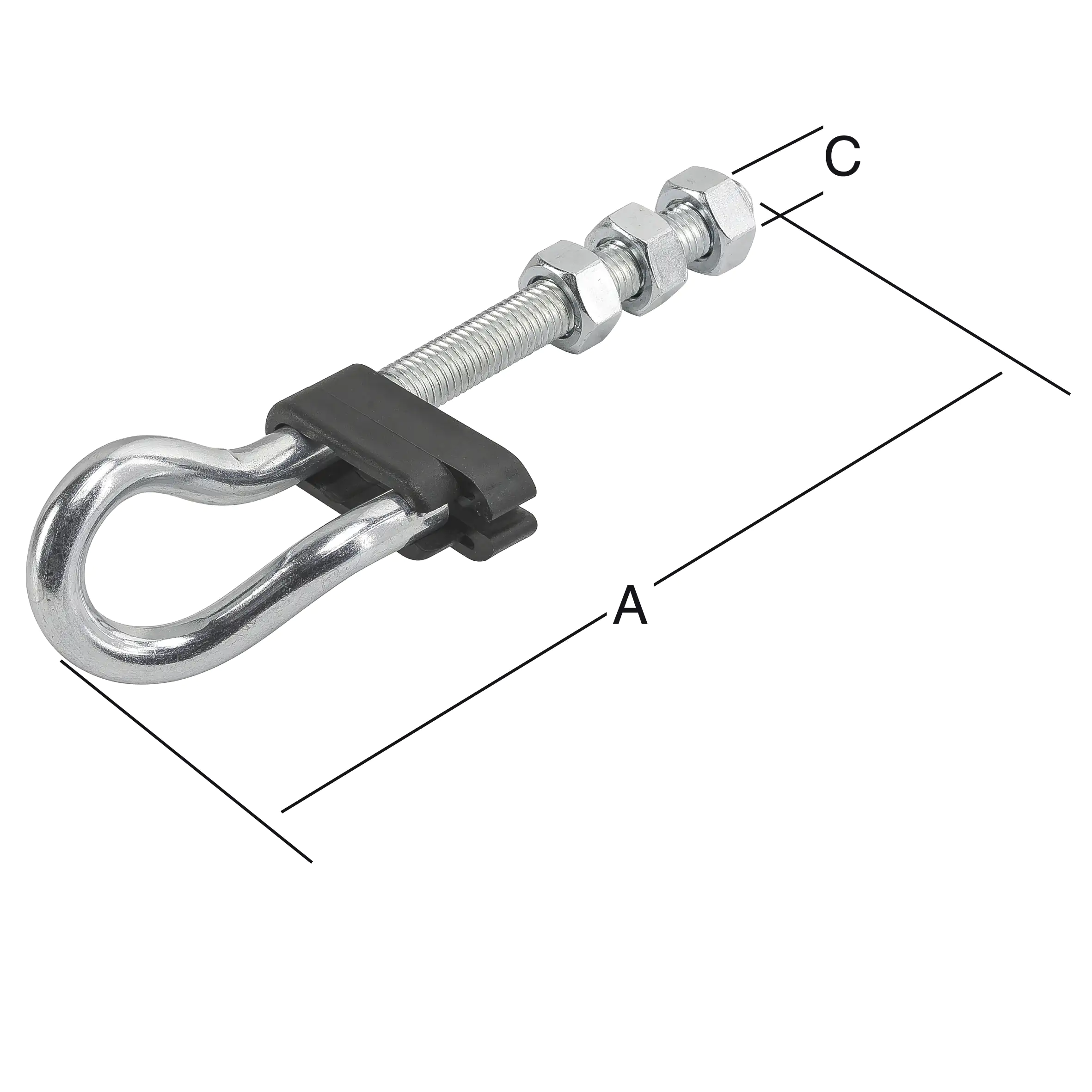 Vormann Schaukelhaken verzinkt 180 x 10.6 mm